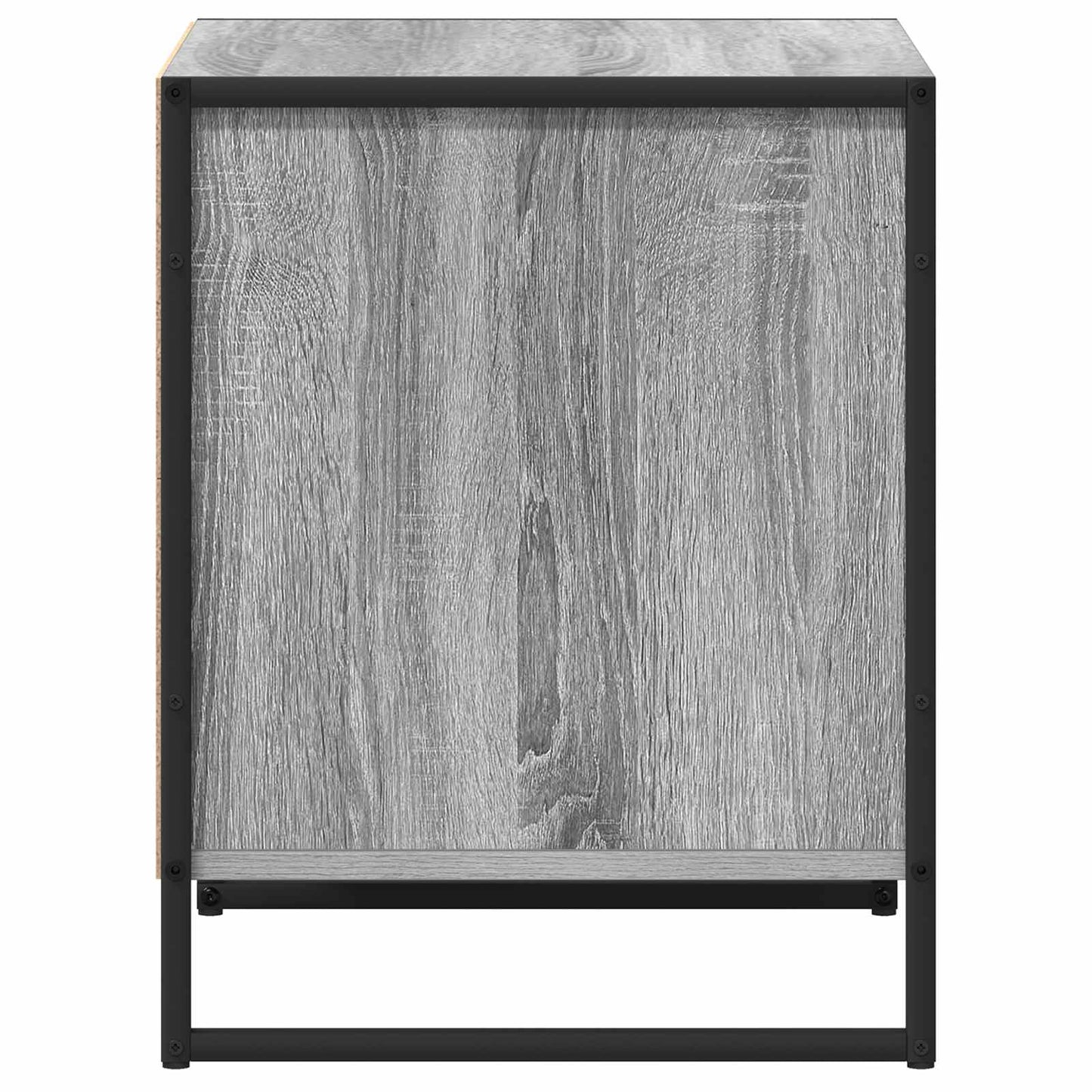 Nachttisch 2 Stk. Sonoma-Grau 50 x 39,5 x 50 cm Holzwerkstoff