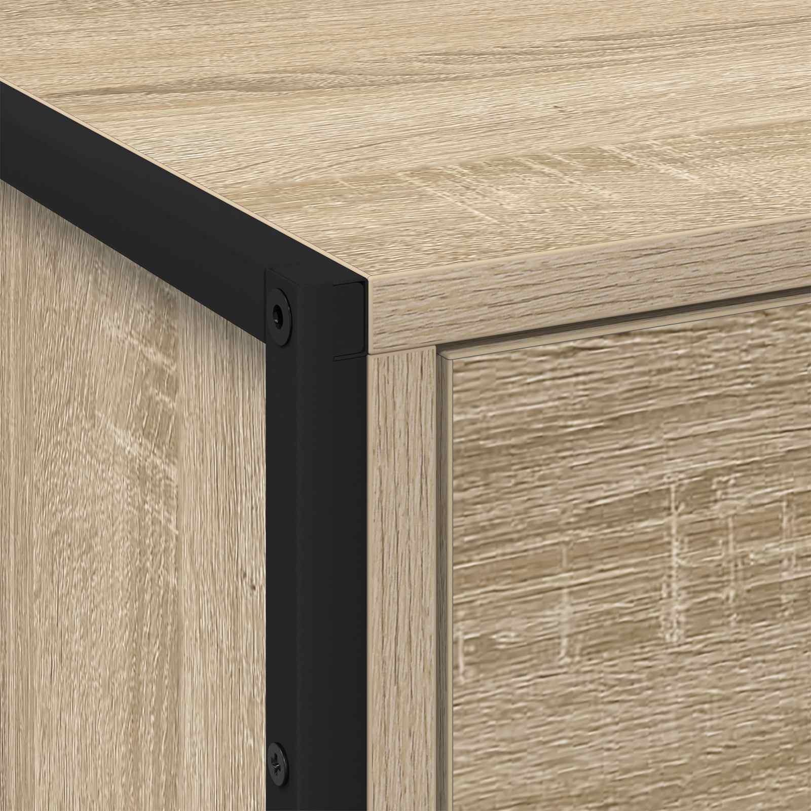 Nachttisch 2 stk. Sonoma 50 x 39,5 x 50 cm Holzwerkstoff