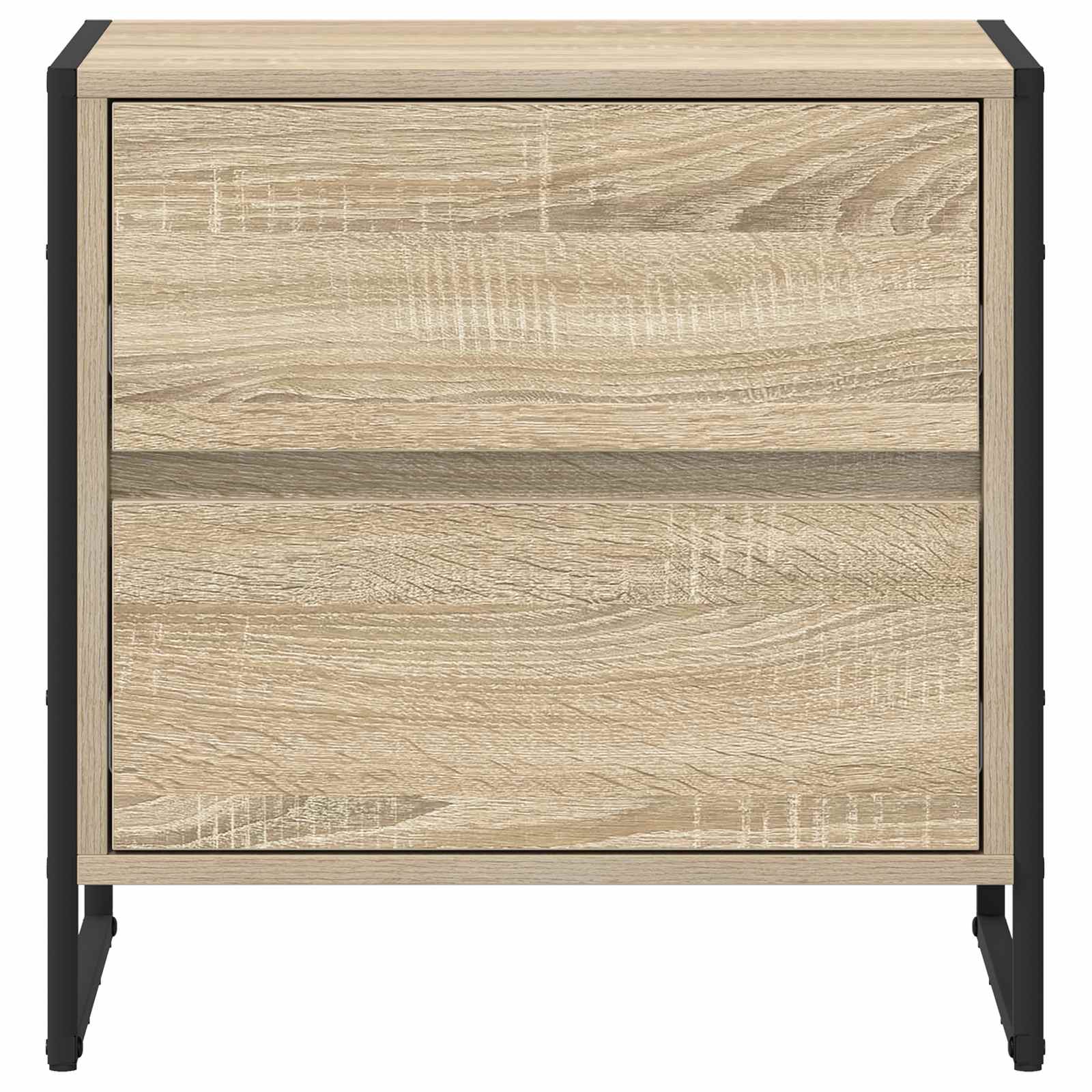 Nachttisch 2 stk. Sonoma 50 x 39,5 x 50 cm Holzwerkstoff