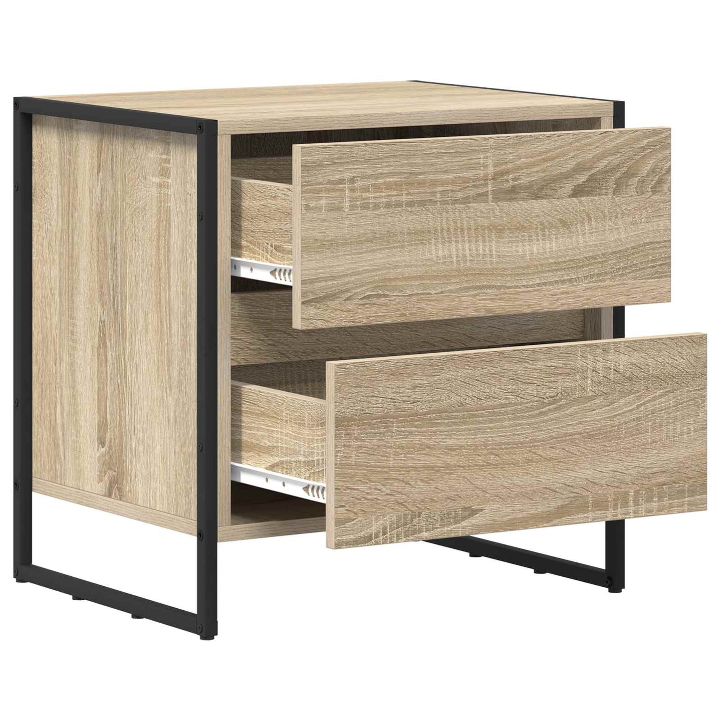 Nachttisch 2 stk. Sonoma 50 x 39,5 x 50 cm Holzwerkstoff