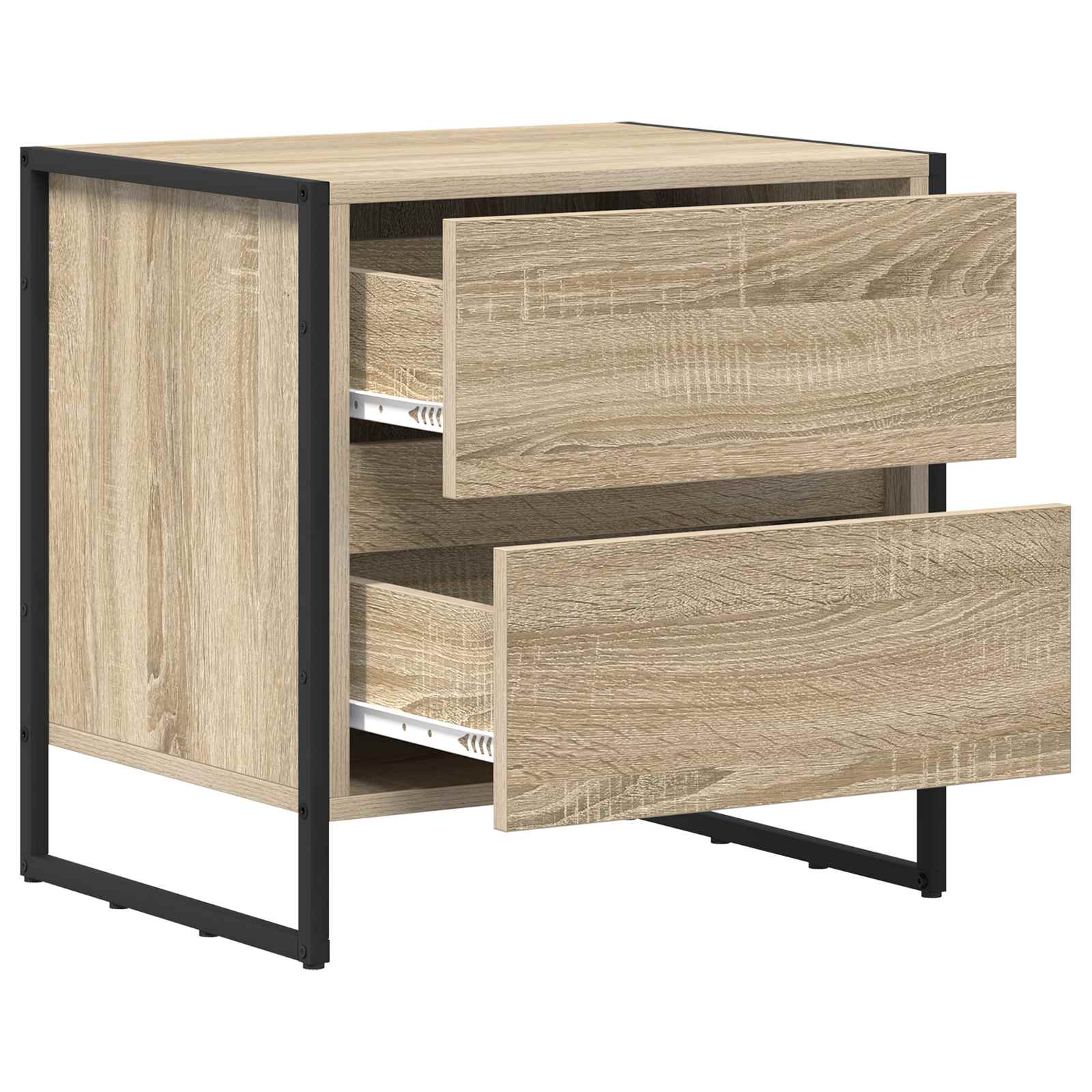 Nachttisch 2 stk. Sonoma 50 x 39,5 x 50 cm Holzwerkstoff
