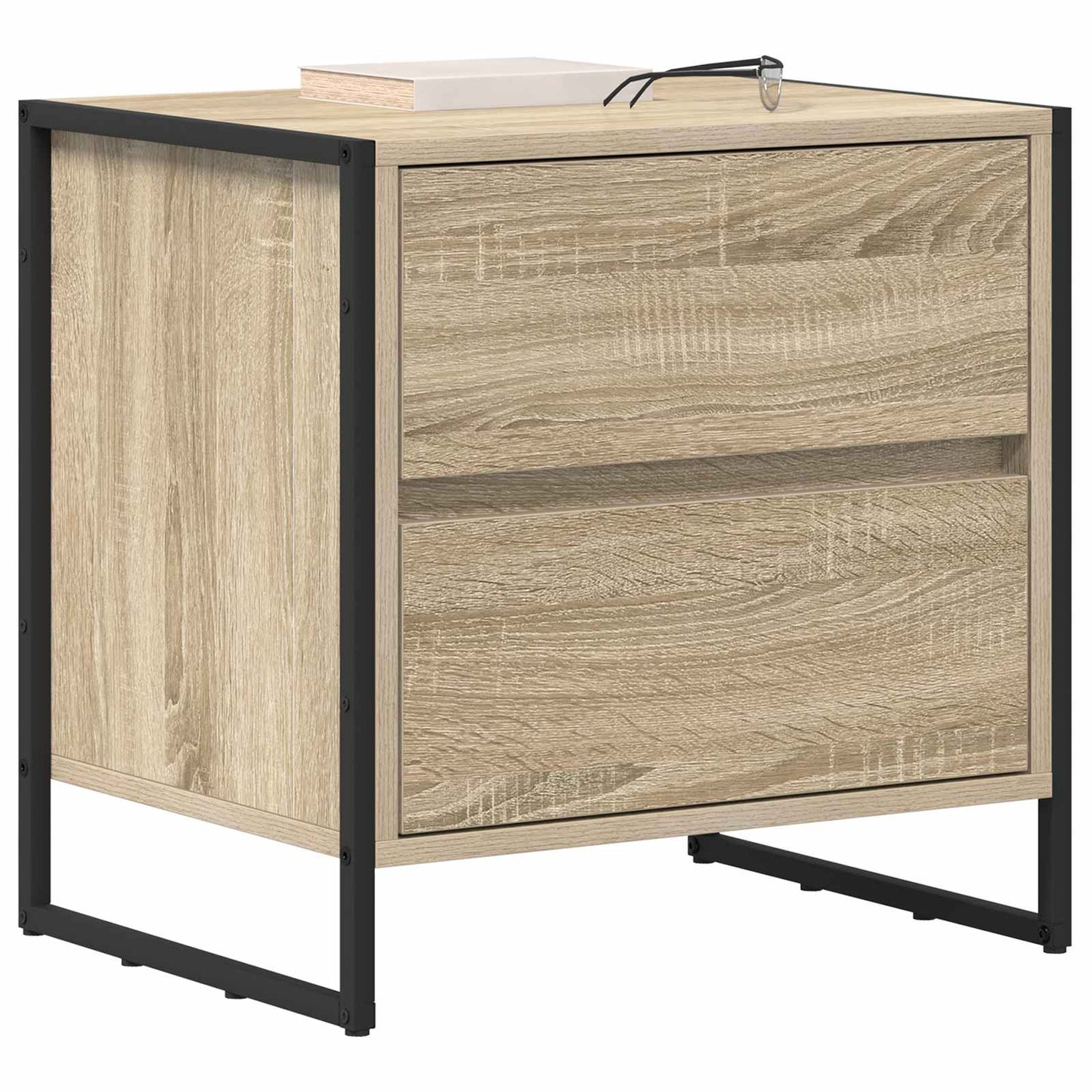 Nachttisch 2 stk. Sonoma 50 x 39,5 x 50 cm Holzwerkstoff