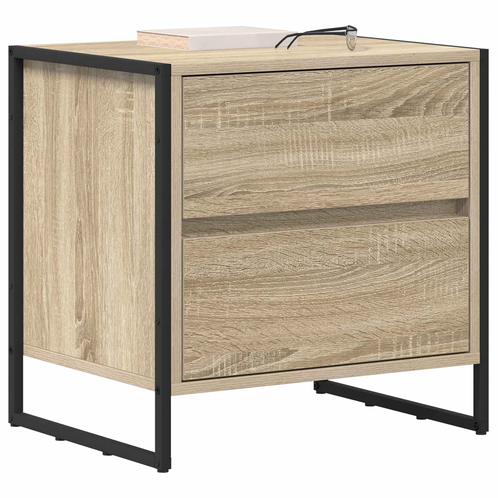 Nachttisch 2 stk. Sonoma 50 x 39,5 x 50 cm Holzwerkstoff