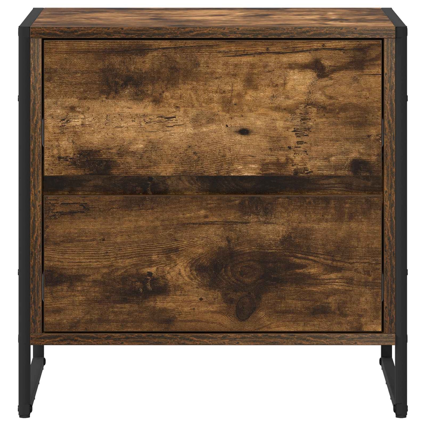 Nachttisch 2 stk. Raucharbe 50 x 39,5 x 50 cm Holzwerkstoff