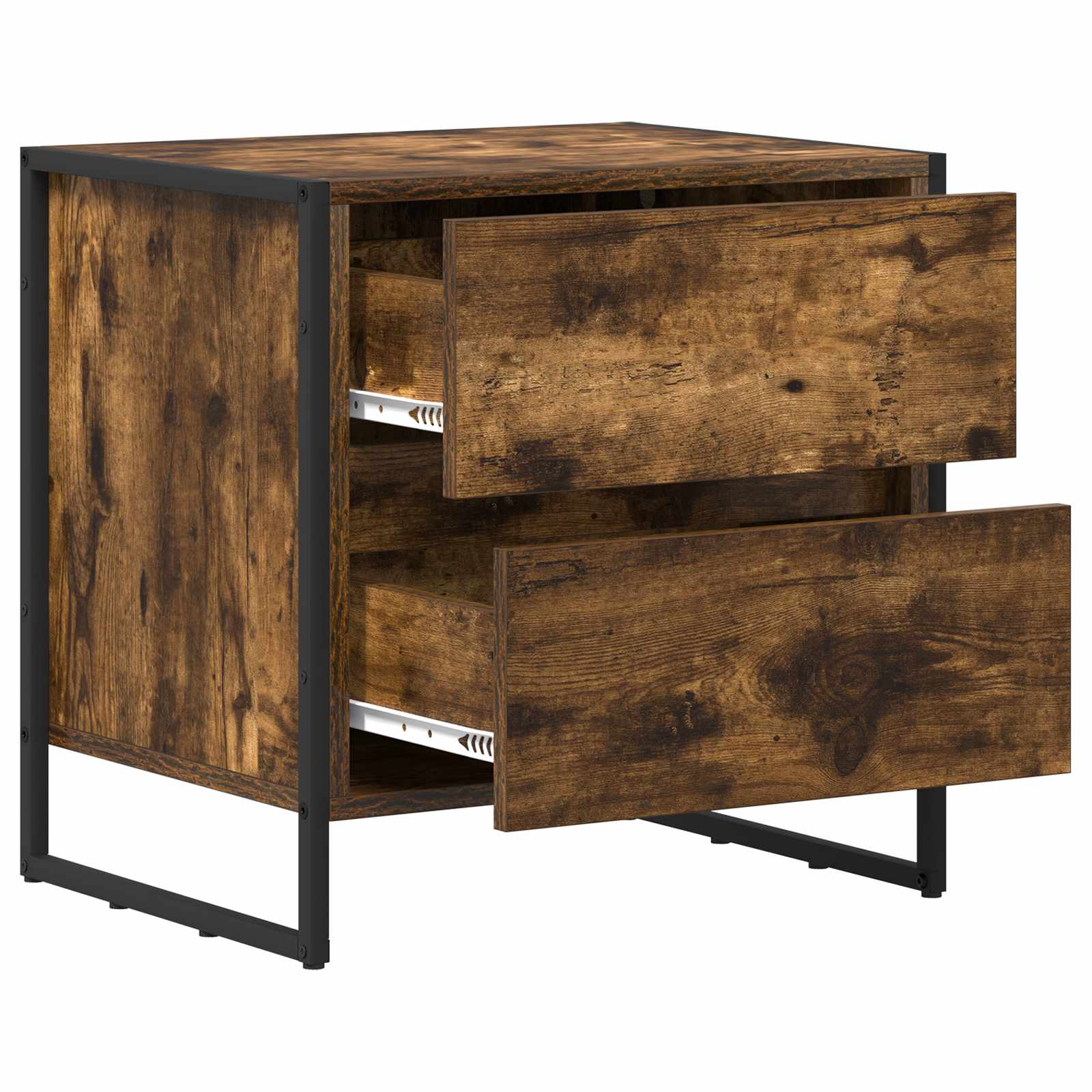 Nachttisch 2 stk. Raucharbe 50 x 39,5 x 50 cm Holzwerkstoff