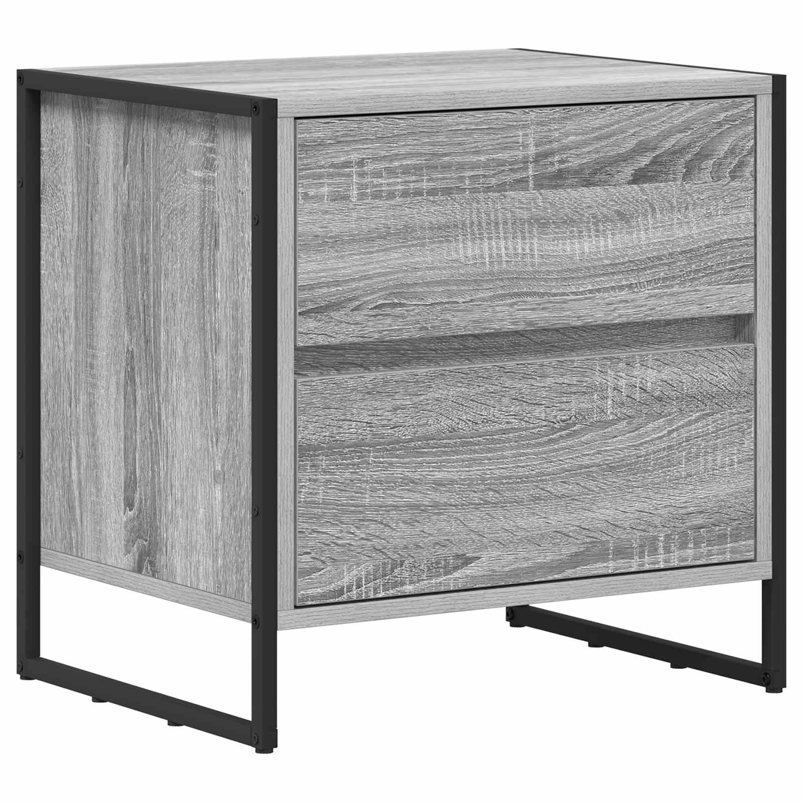 Nachttisch Graues Sonoma 50 x 39,5 x 50 cm Holzwerkstoff
