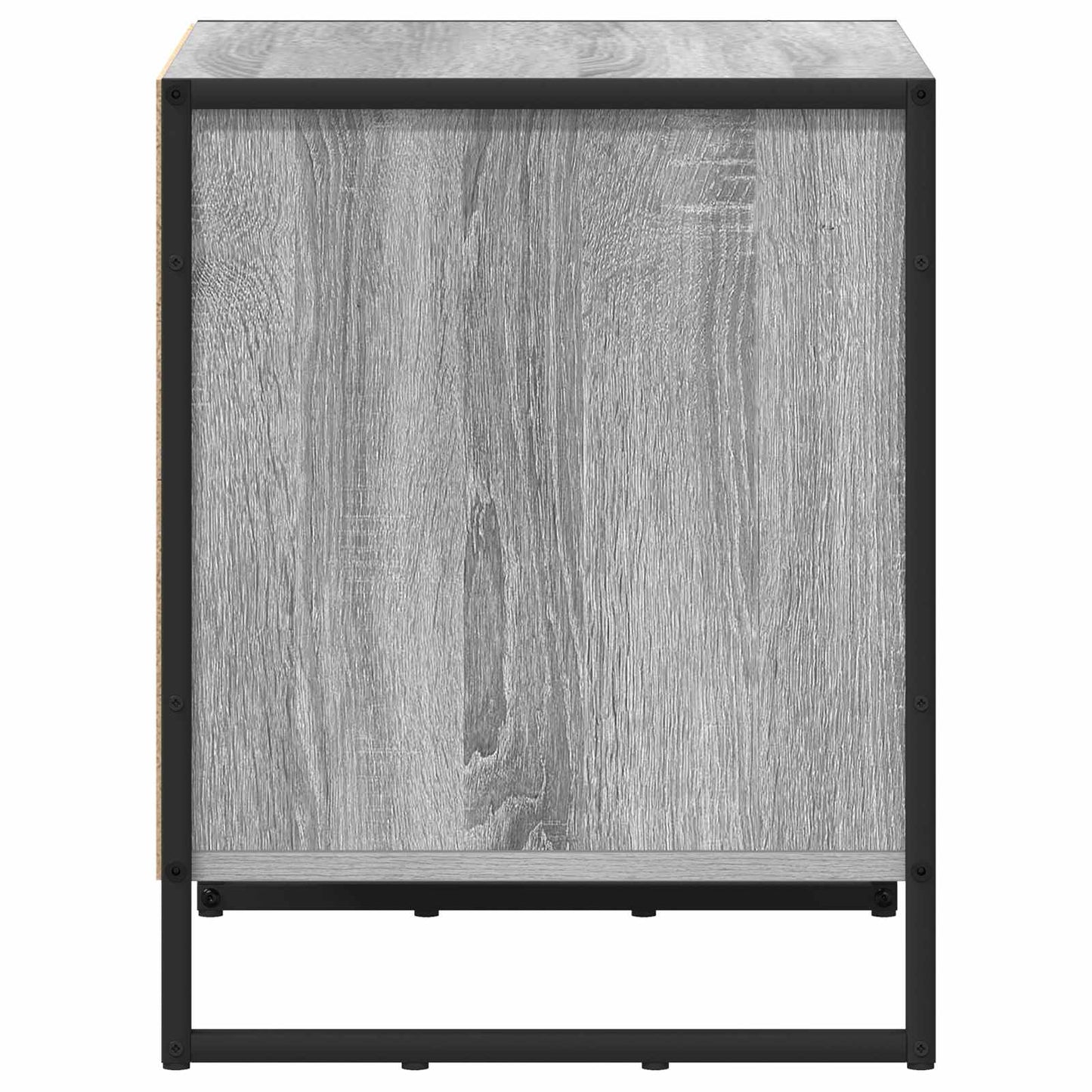 Nachttisch 2 stk. Graues Sonoma 50 x 39,5 x 50 cm Holzwerkstoff