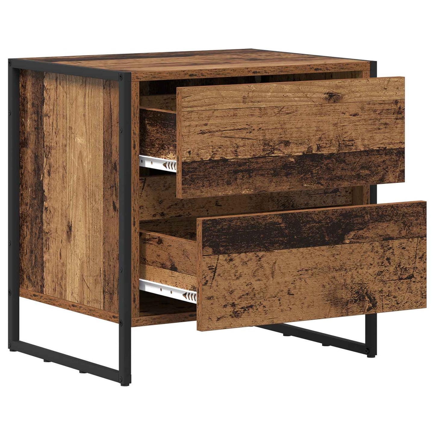 Nachttisch Altholz 50 x 39,5 x 50 cm Holzwerkstoff