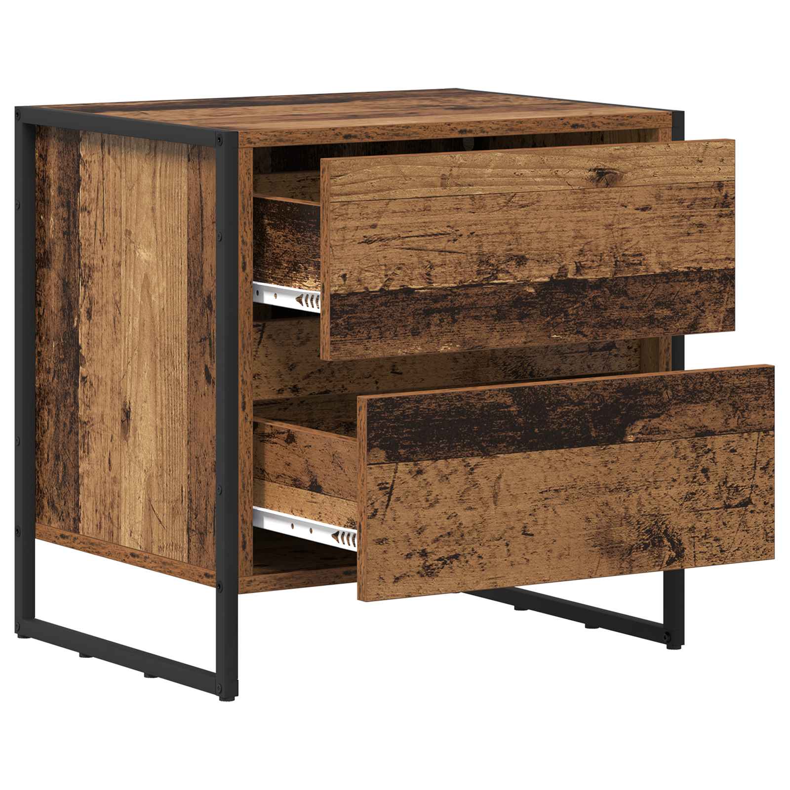 Nachttisch Altholz 50 x 39,5 x 50 cm Holzwerkstoff