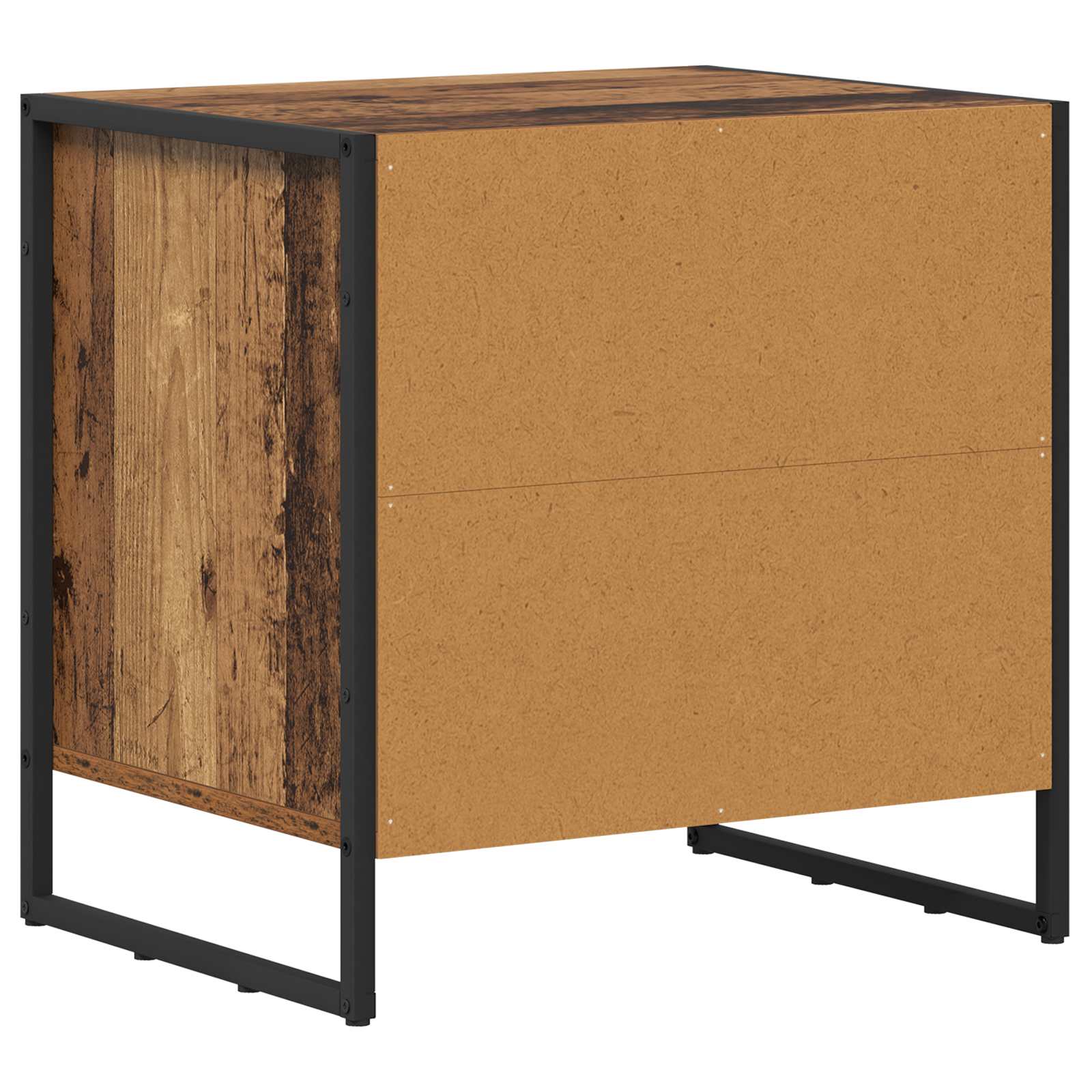 Nachttisch 2 stk. Altholz 50 x 39,5 x 50 cm Holzwerkstoff