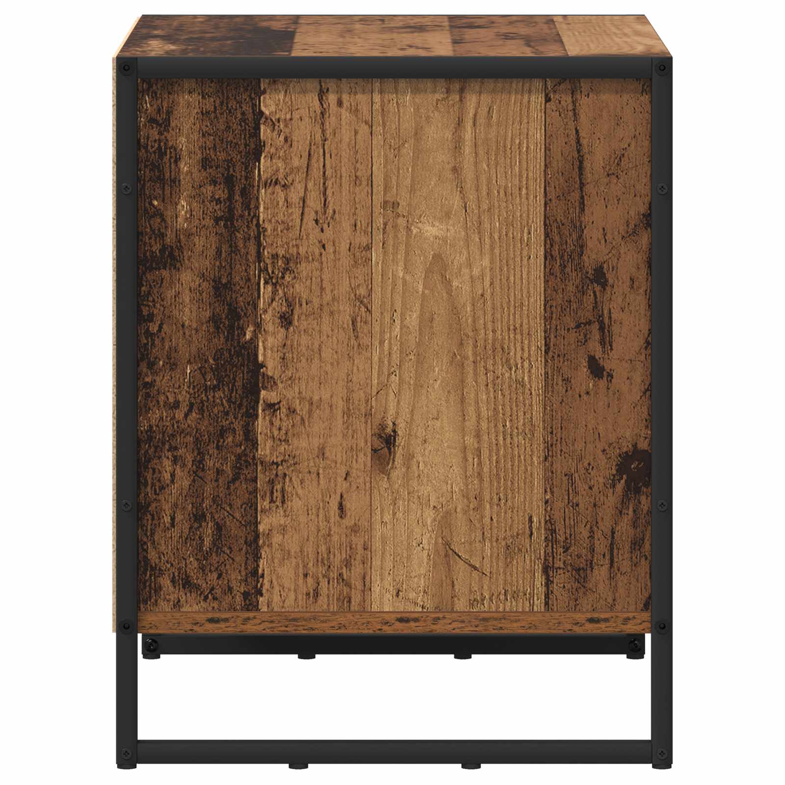 Nachttisch 2 stk. Altholz 50 x 39,5 x 50 cm Holzwerkstoff