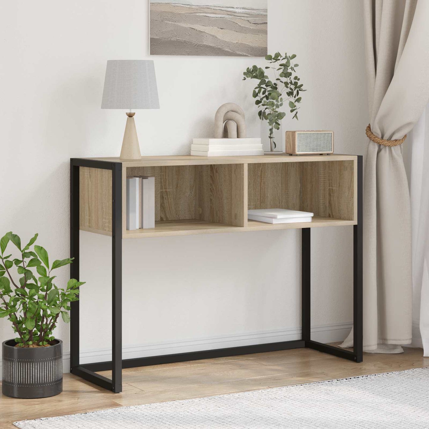 Beistelltisch Sonoma 100 x 36 x 75 cm Holzwerkstoff