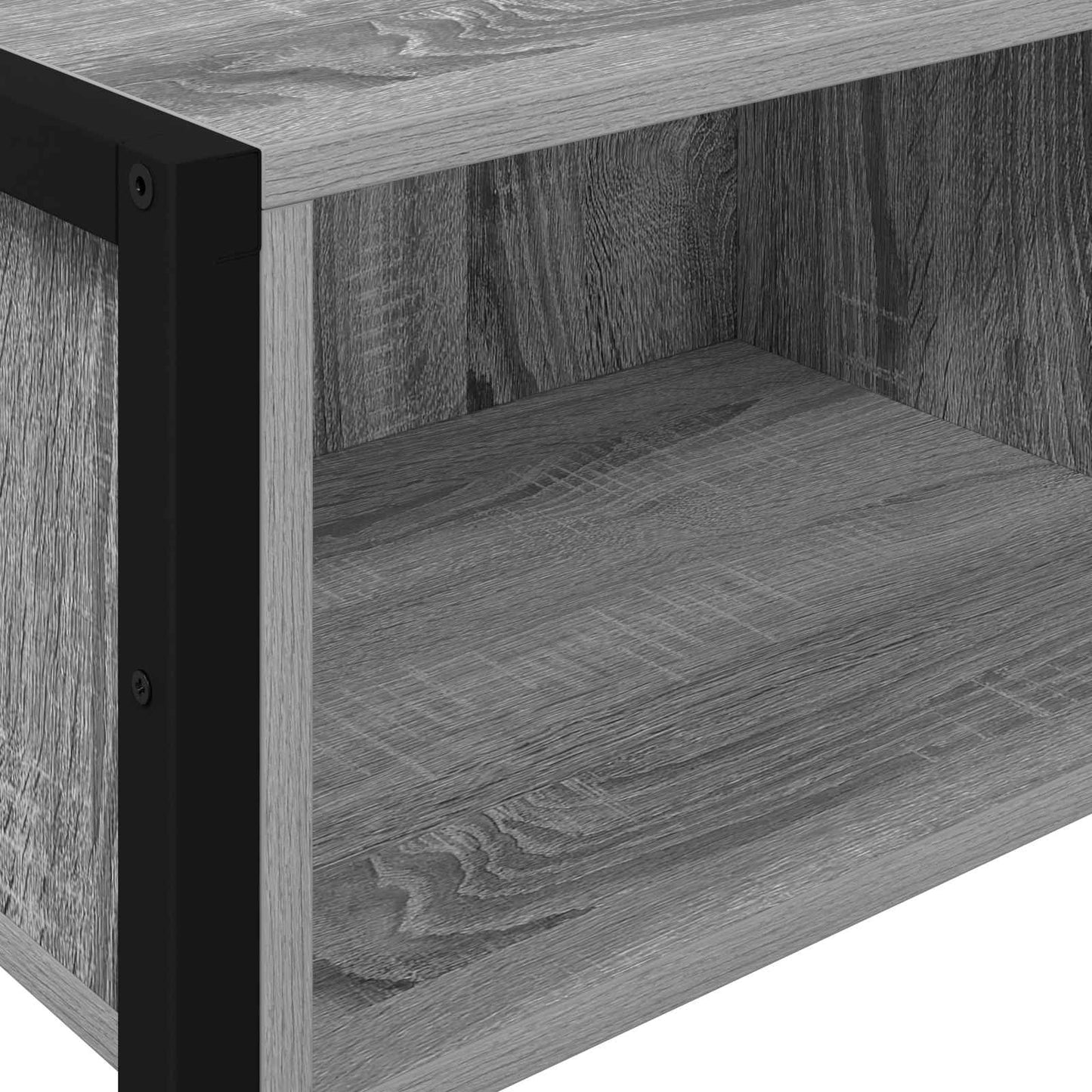 Beistelltisch Graues Sonoma 100 x 36 x 75 cm Holzwerkstoff
