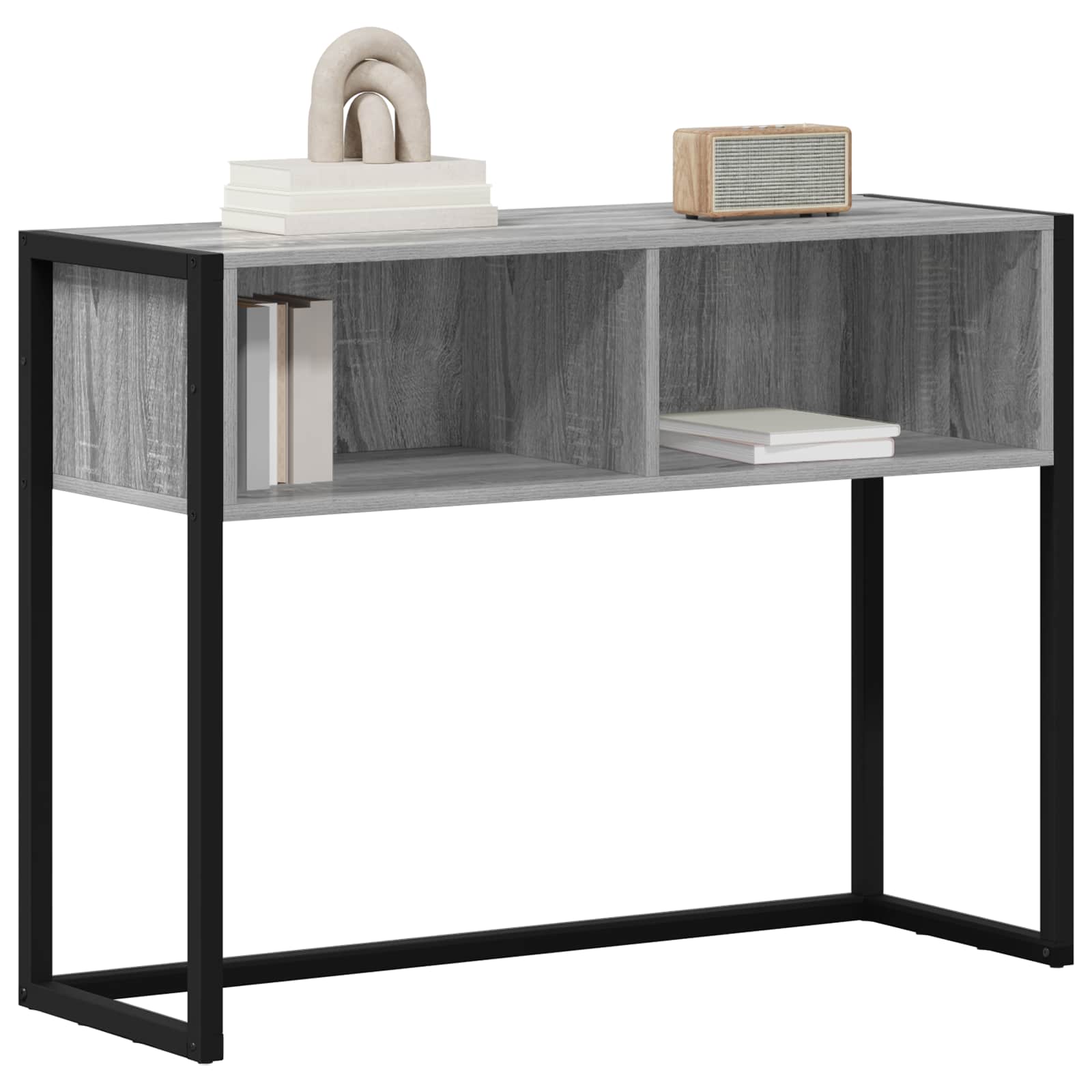 Beistelltisch Graues Sonoma 100 x 36 x 75 cm Holzwerkstoff