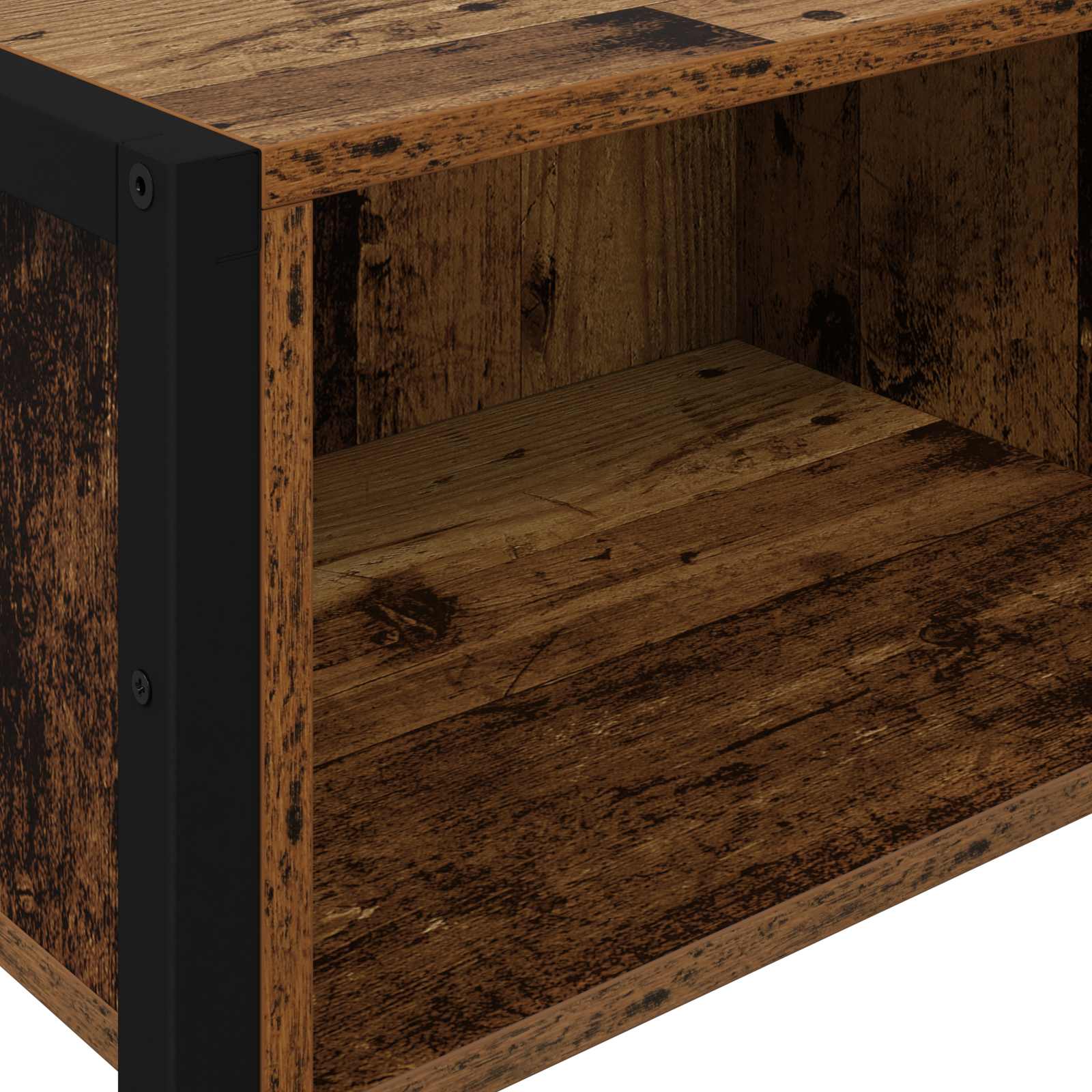 Beistelltisch Altholz 100 x 36 x 75 cm Holzwerkstoff