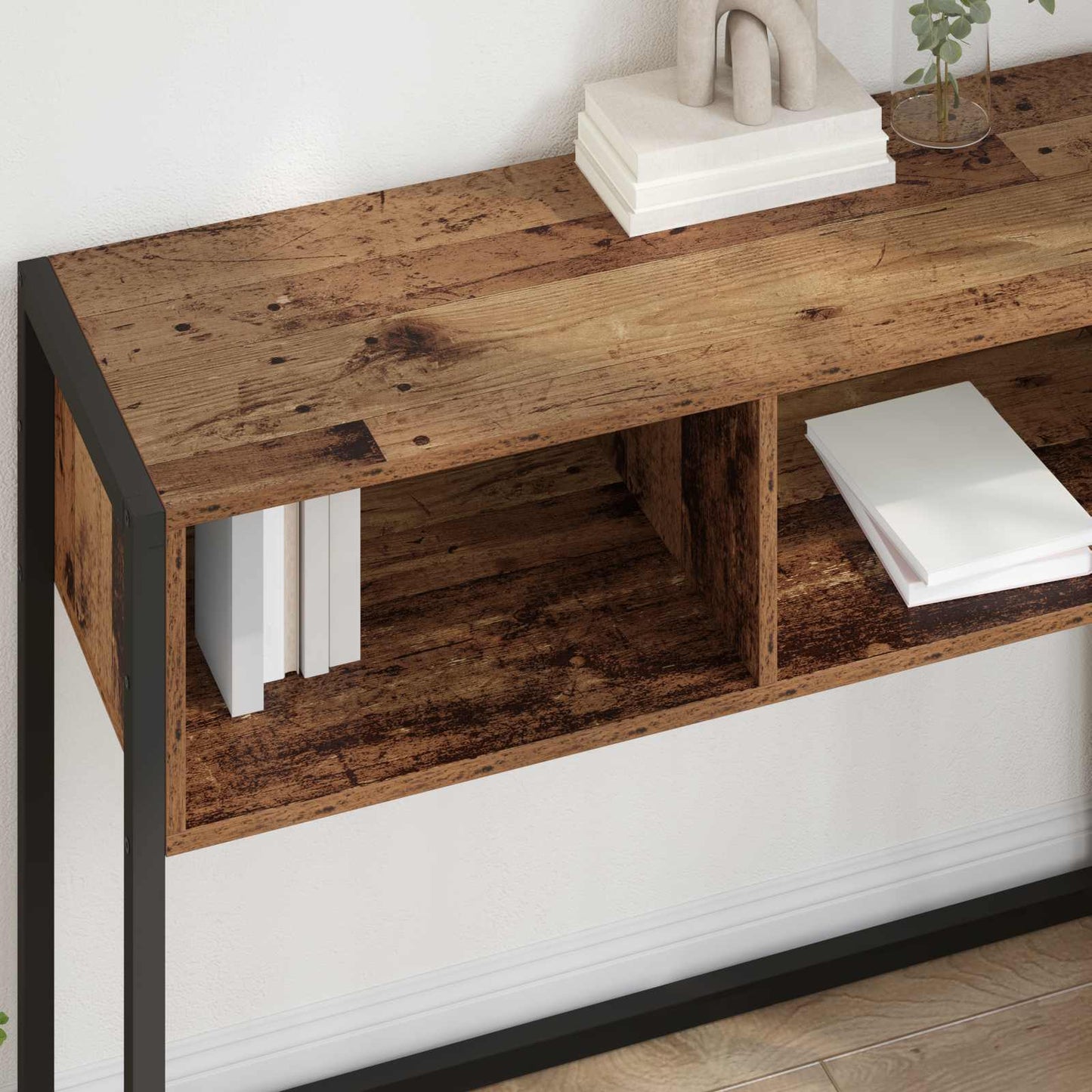 Beistelltisch Altholz 100 x 36 x 75 cm Holzwerkstoff