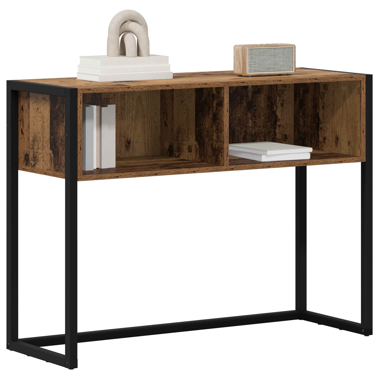 Beistelltisch Altholz 100 x 36 x 75 cm Holzwerkstoff
