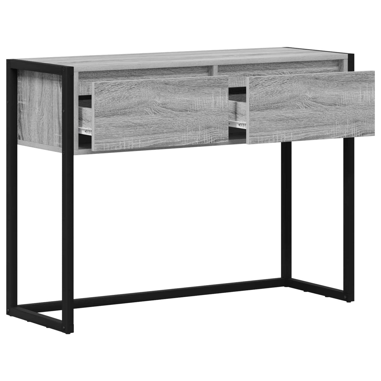 Beistelltisch Sonoma-Grau 100 x 36 x 75 cm Holzwerkstoff