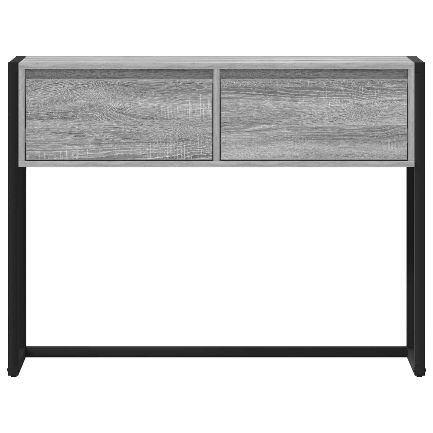 Beistelltisch Sonoma-Grau 100 x 36 x 75 cm Holzwerkstoff