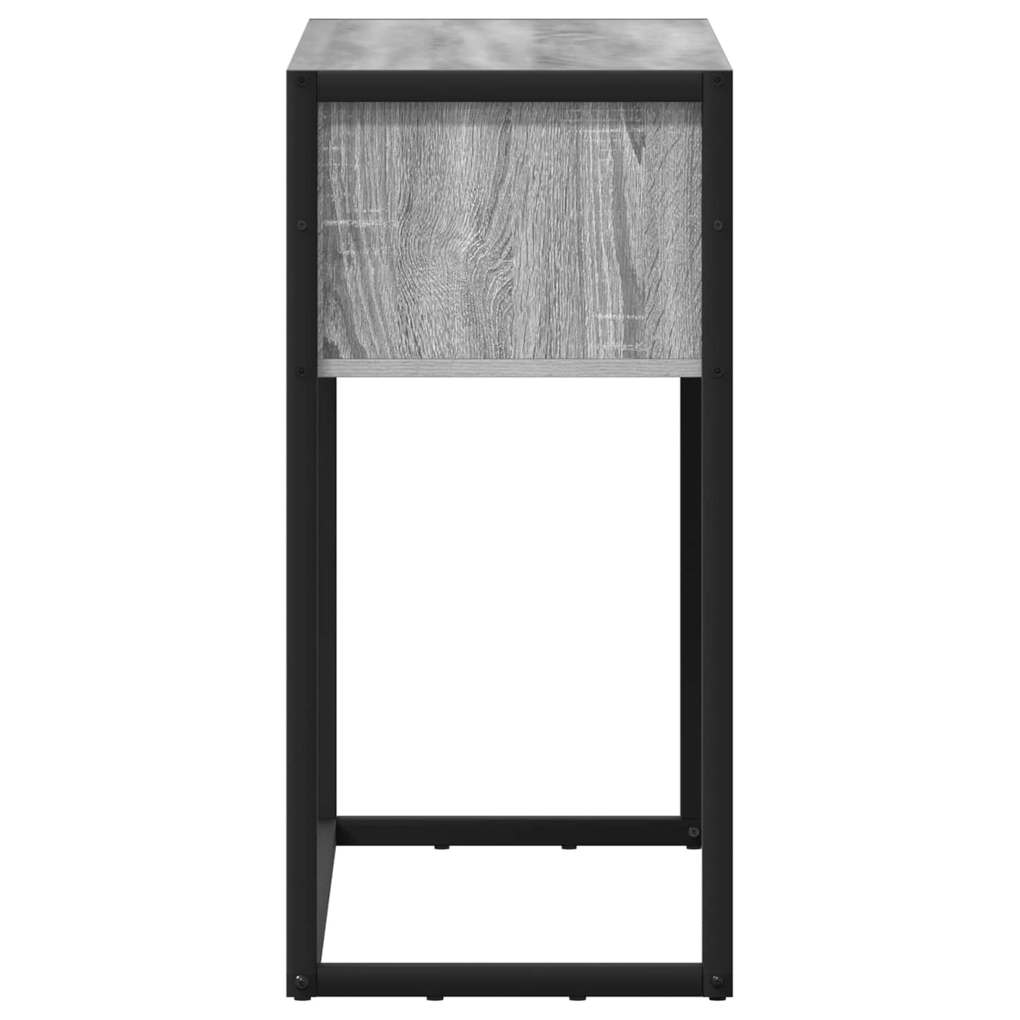 Beistelltisch Sonoma-Grau 100 x 36 x 75 cm Holzwerkstoff