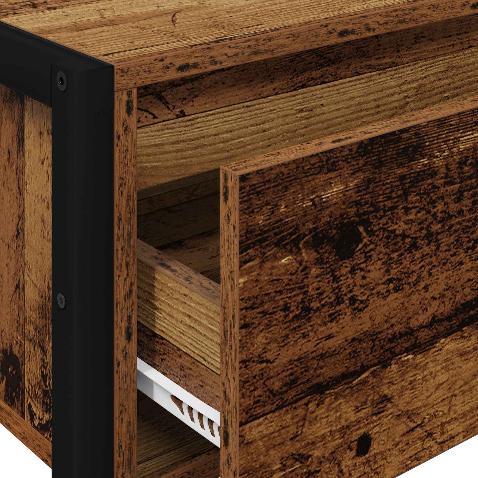 Beistelltisch Altholz 100 x 36 x 75 cm Holzwerkstoff