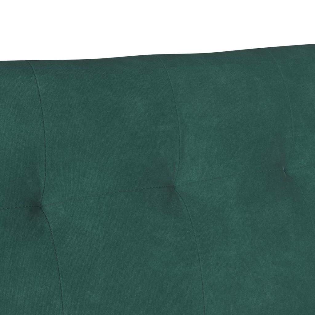 Chesterfield Bench Dunkelgrün 112 x 65,5 x 75 cm Samt