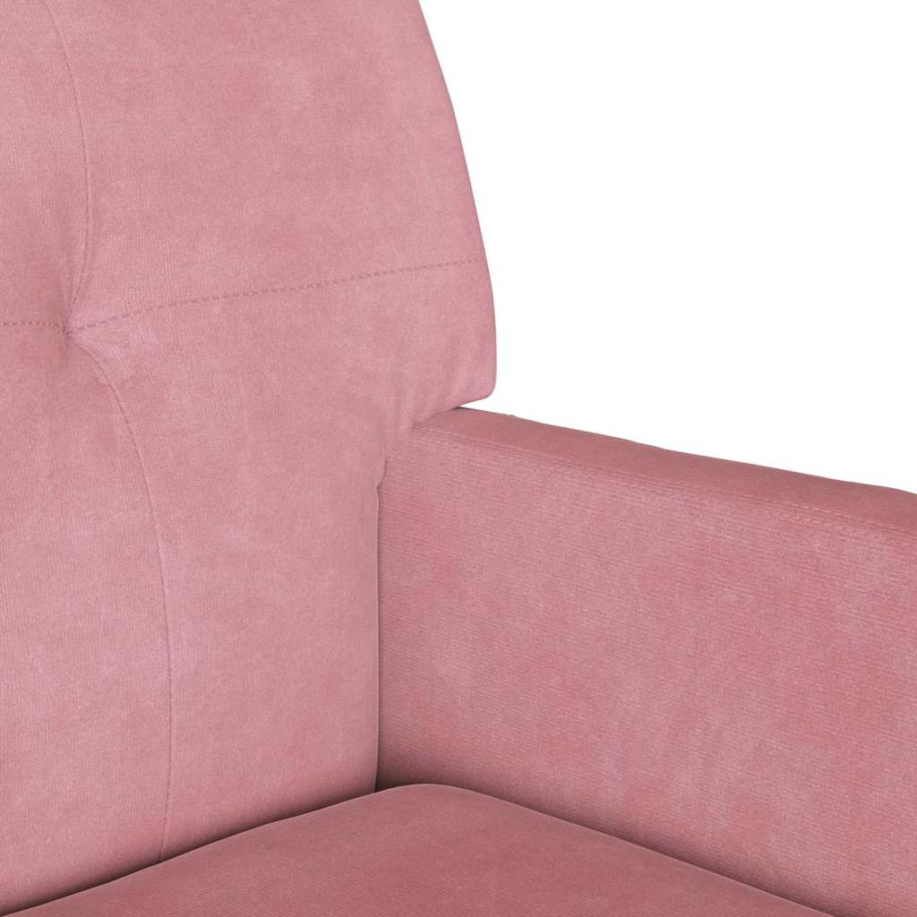 Chesterfield Bench Rosa 112 x 65,5 x 75 cm Samt