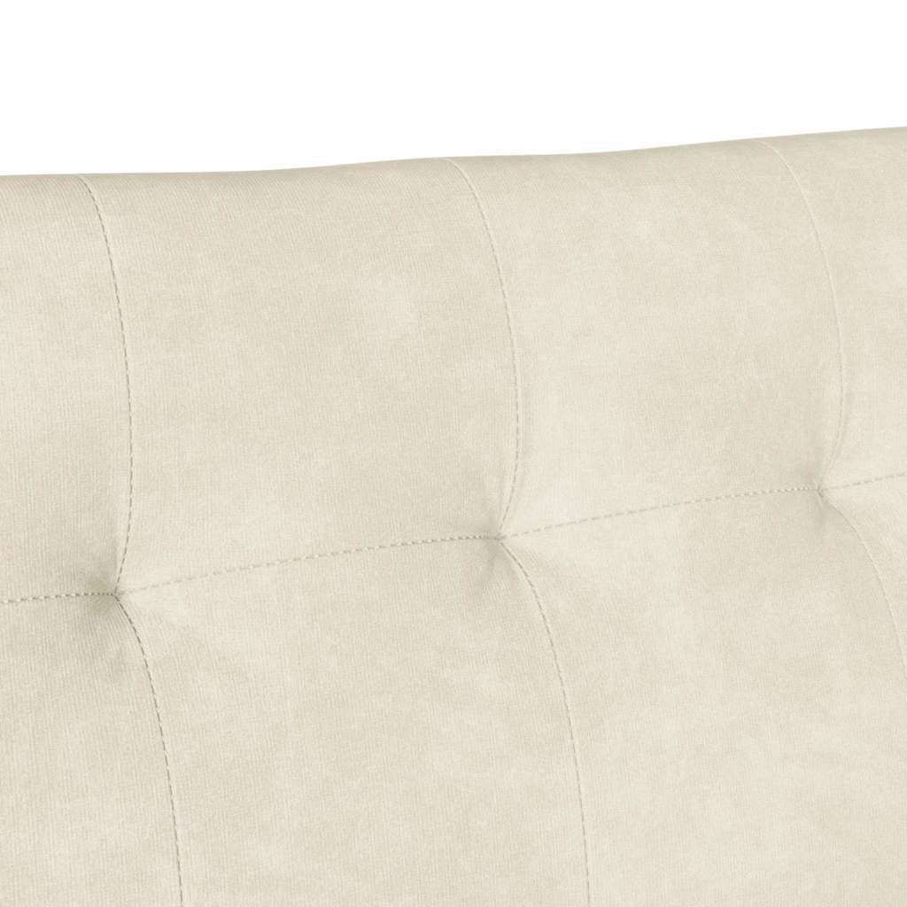 Chesterfield Bench Creme 112 x 65,5 x 75 cm Samt