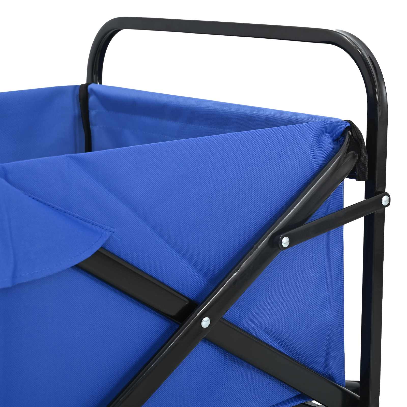 Faltwagen Blau 89 x 63 x 96 cm Stahl und Polyester-Oxford