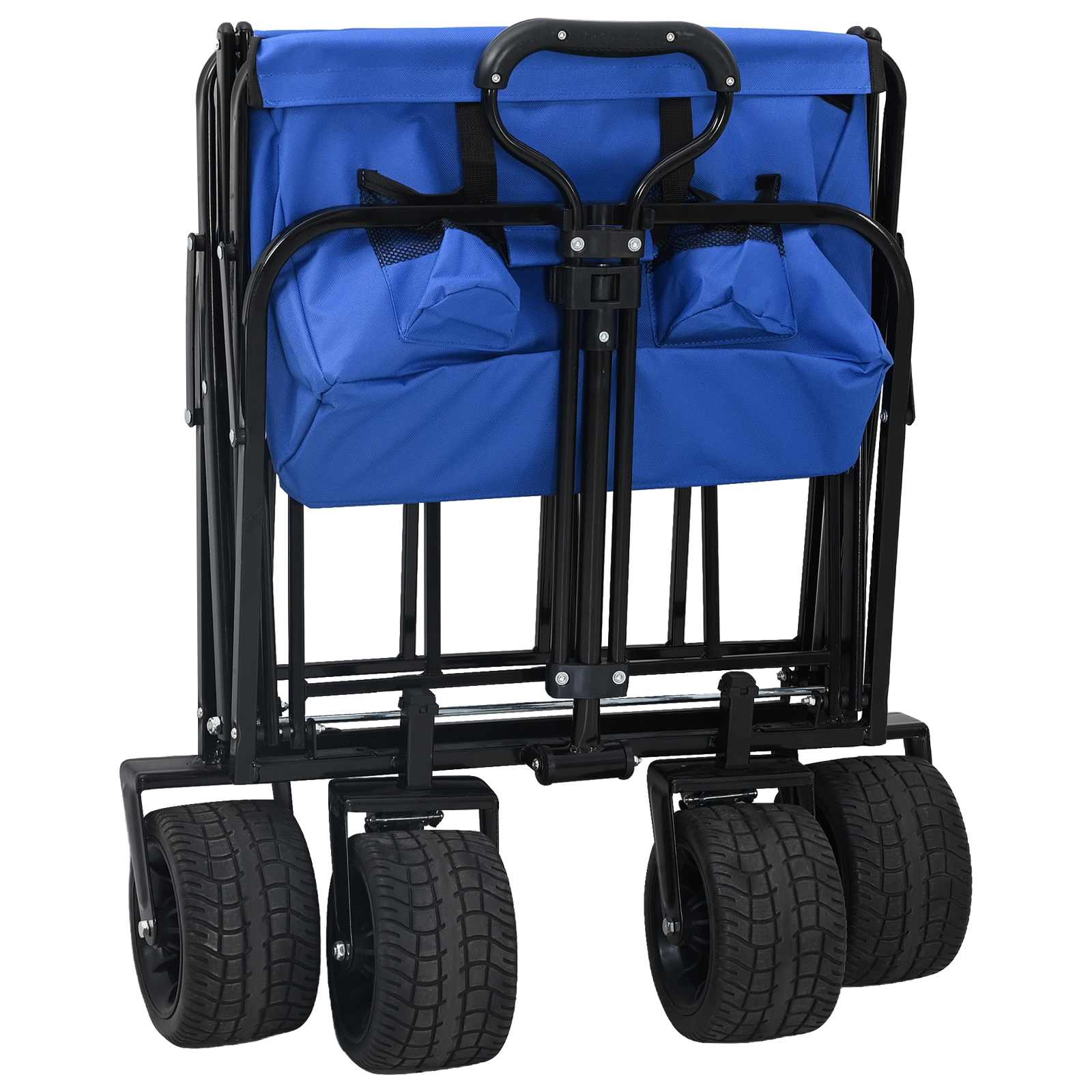 Faltwagen Blau 89 x 63 x 96 cm Stahl und Polyester-Oxford