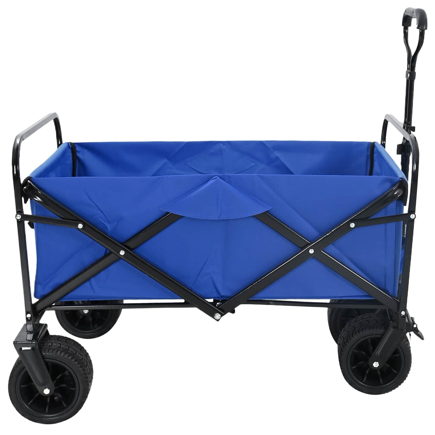 Faltwagen Blau 89 x 63 x 96 cm Stahl und Polyester-Oxford