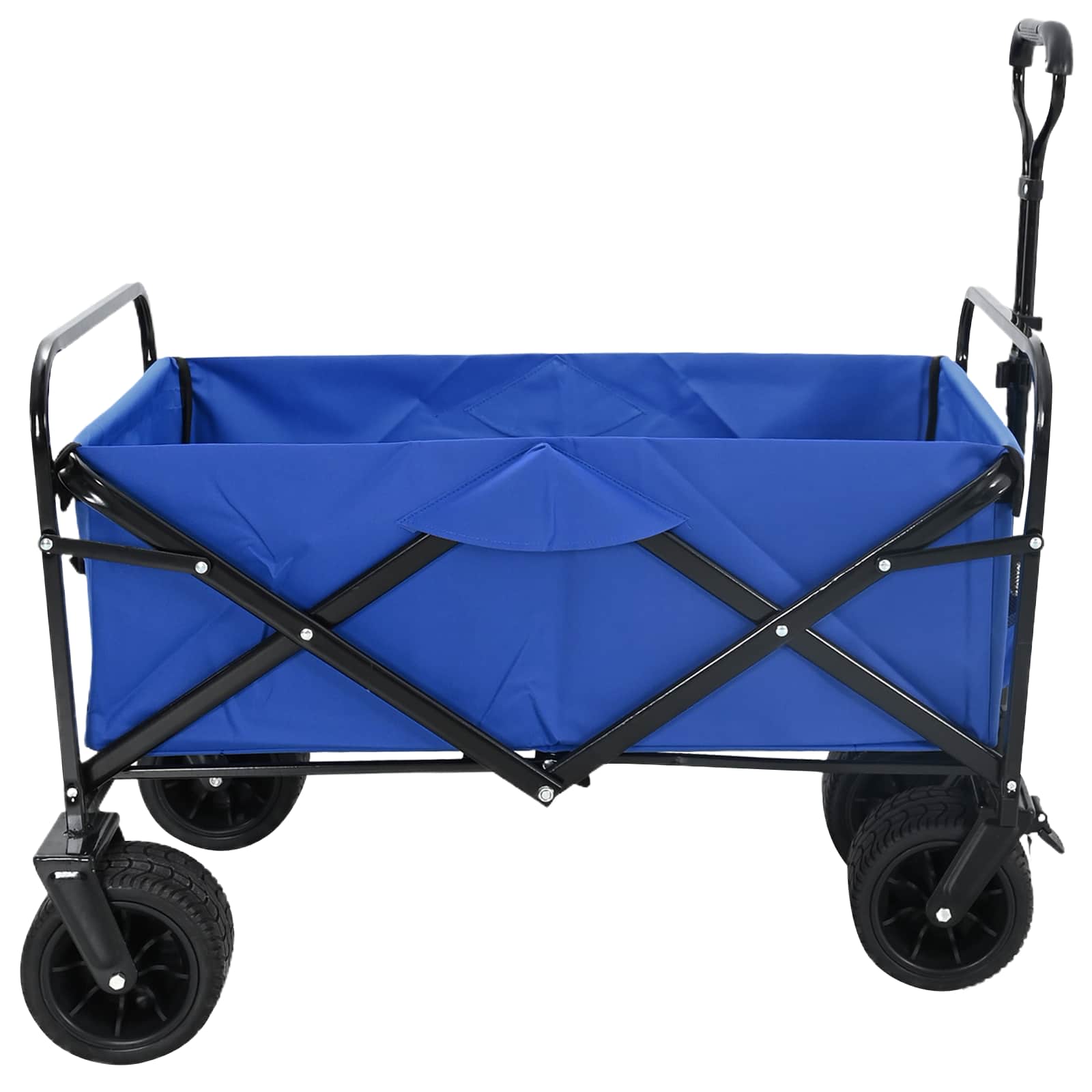 Faltwagen Blau 89 x 63 x 96 cm Stahl und Polyester-Oxford