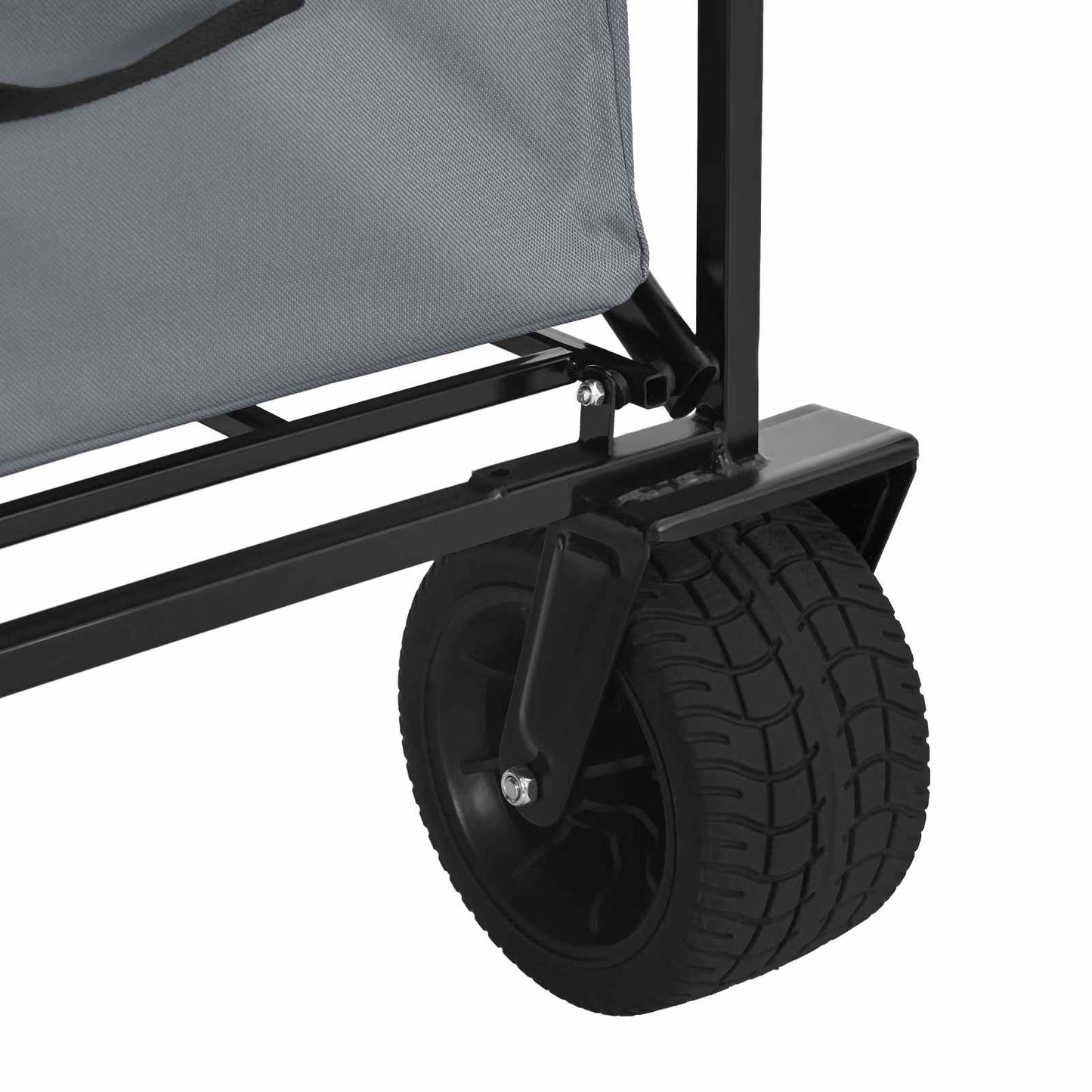 Einkaufswagen mit Bremsen Grau 89 x 63 x 96 cm