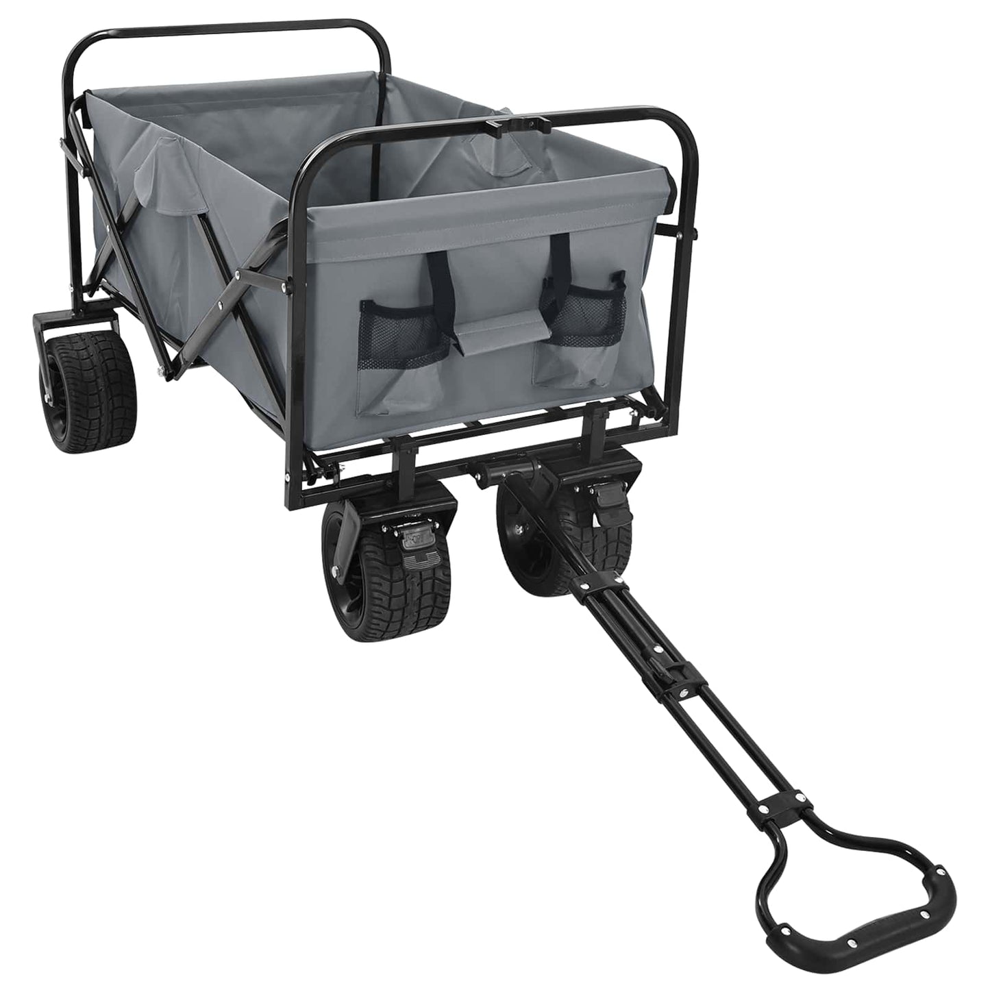 Einkaufswagen mit Bremsen Grau 89 x 63 x 96 cm