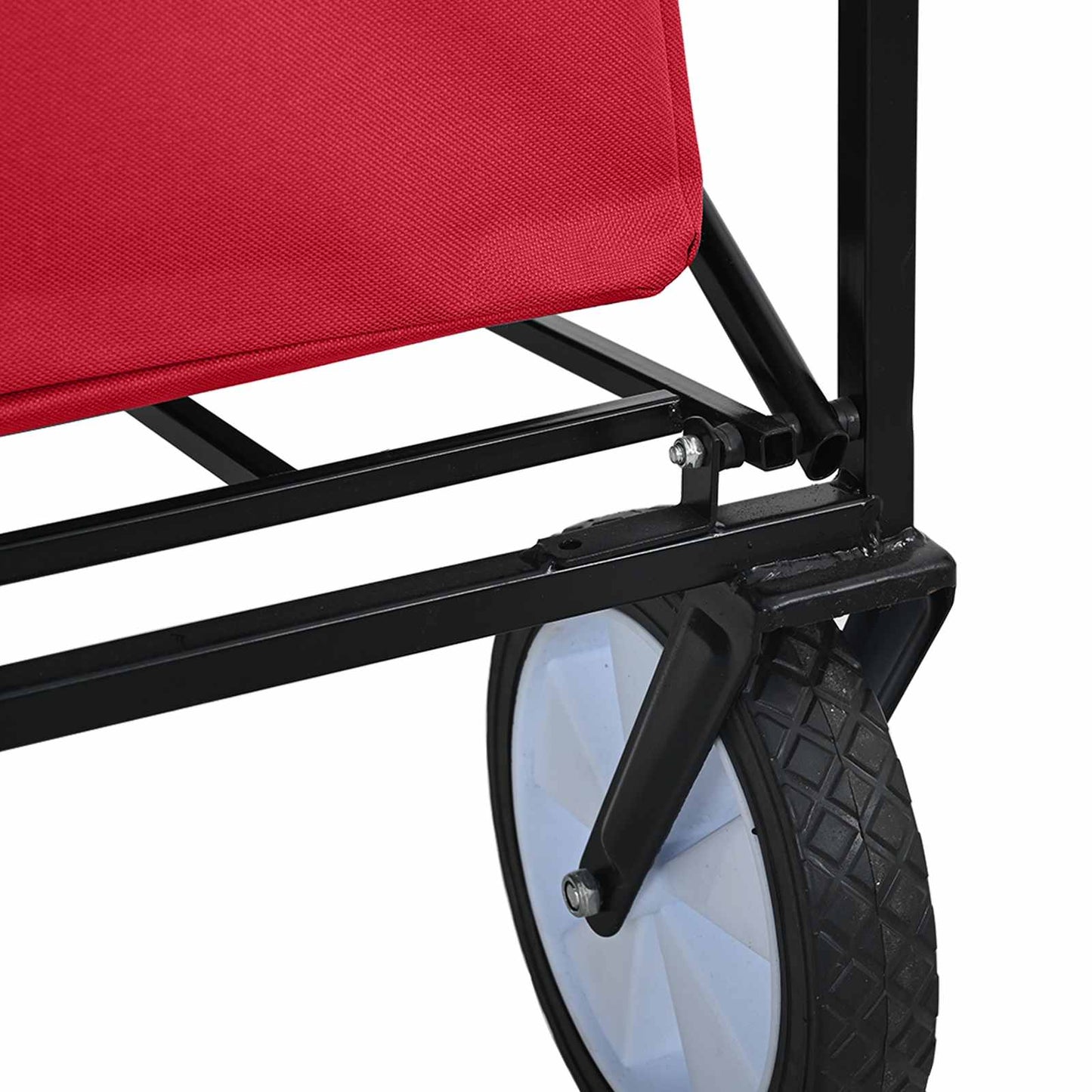 Klapp-Handwagen Rot 94 x 53 x 99 cm Oxford-Stoff