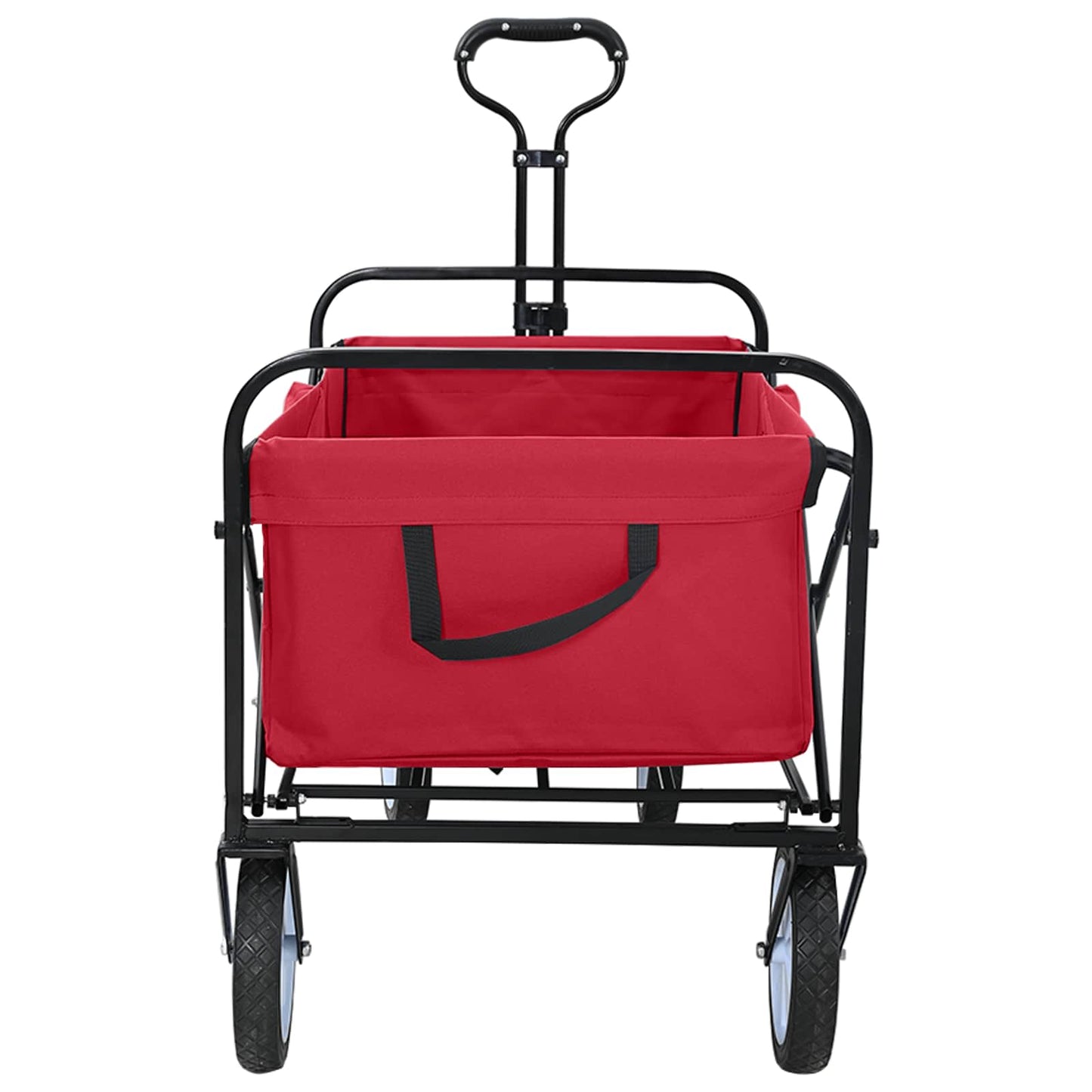 Klapp-Handwagen Rot 94 x 53 x 99 cm Oxford-Stoff