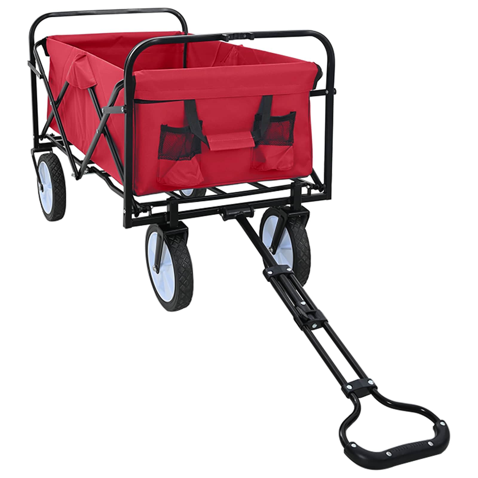 Klapp-Handwagen Rot 94 x 53 x 99 cm Oxford-Stoff