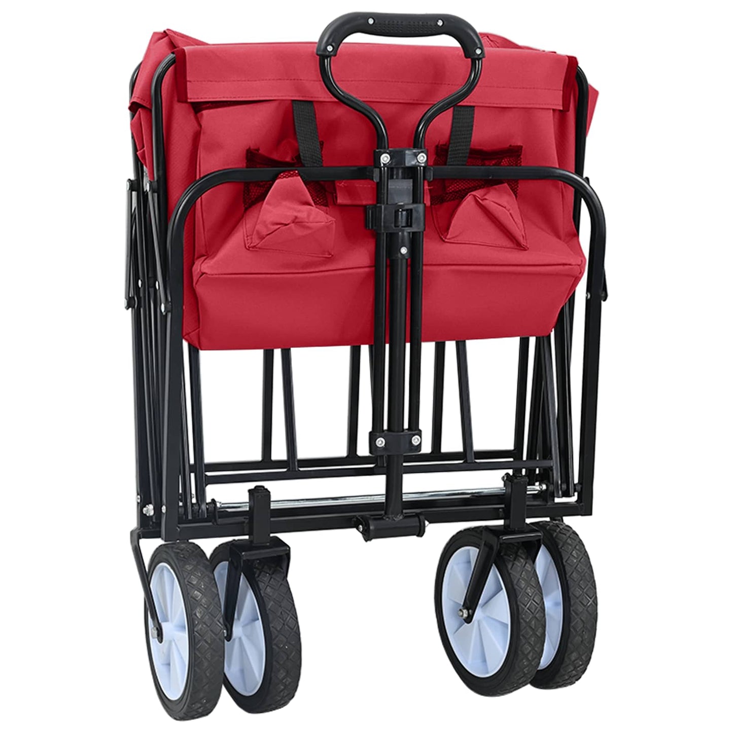 Klapp-Handwagen Rot 94 x 53 x 99 cm Oxford-Stoff