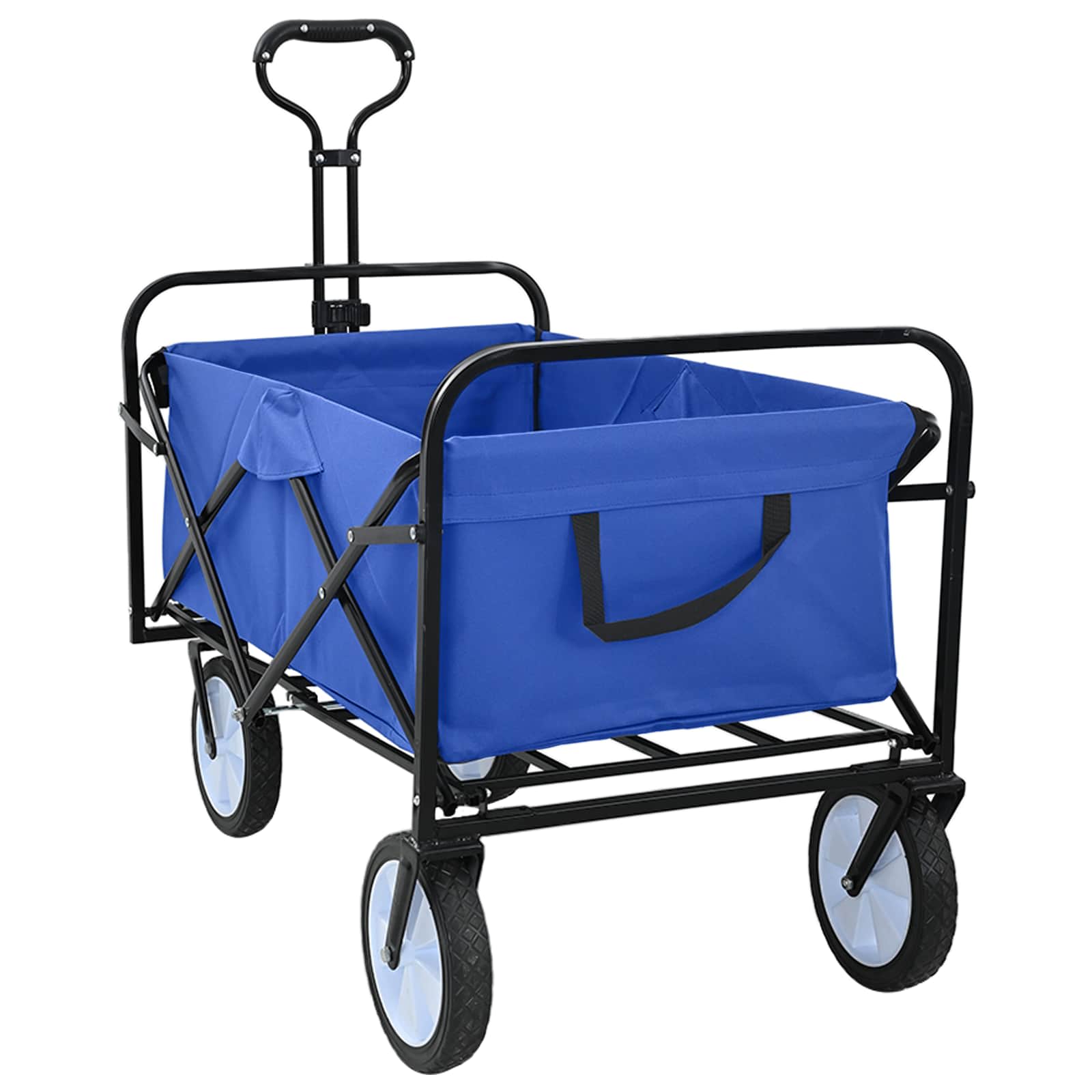 Klapp-Handwagen Blau 94 x 53 x 99 cm Oxford-Stoff