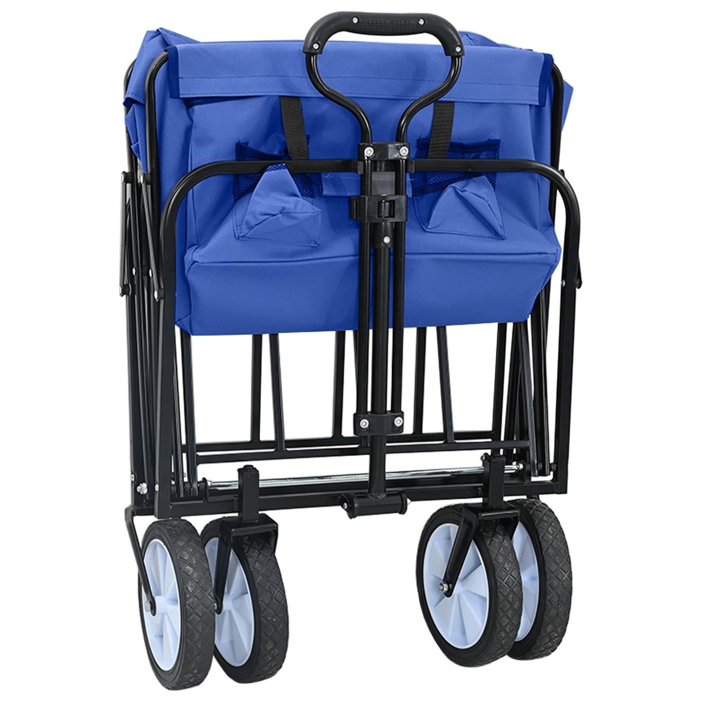 Klapp-Handwagen Blau 94 x 53 x 99 cm Oxford-Stoff