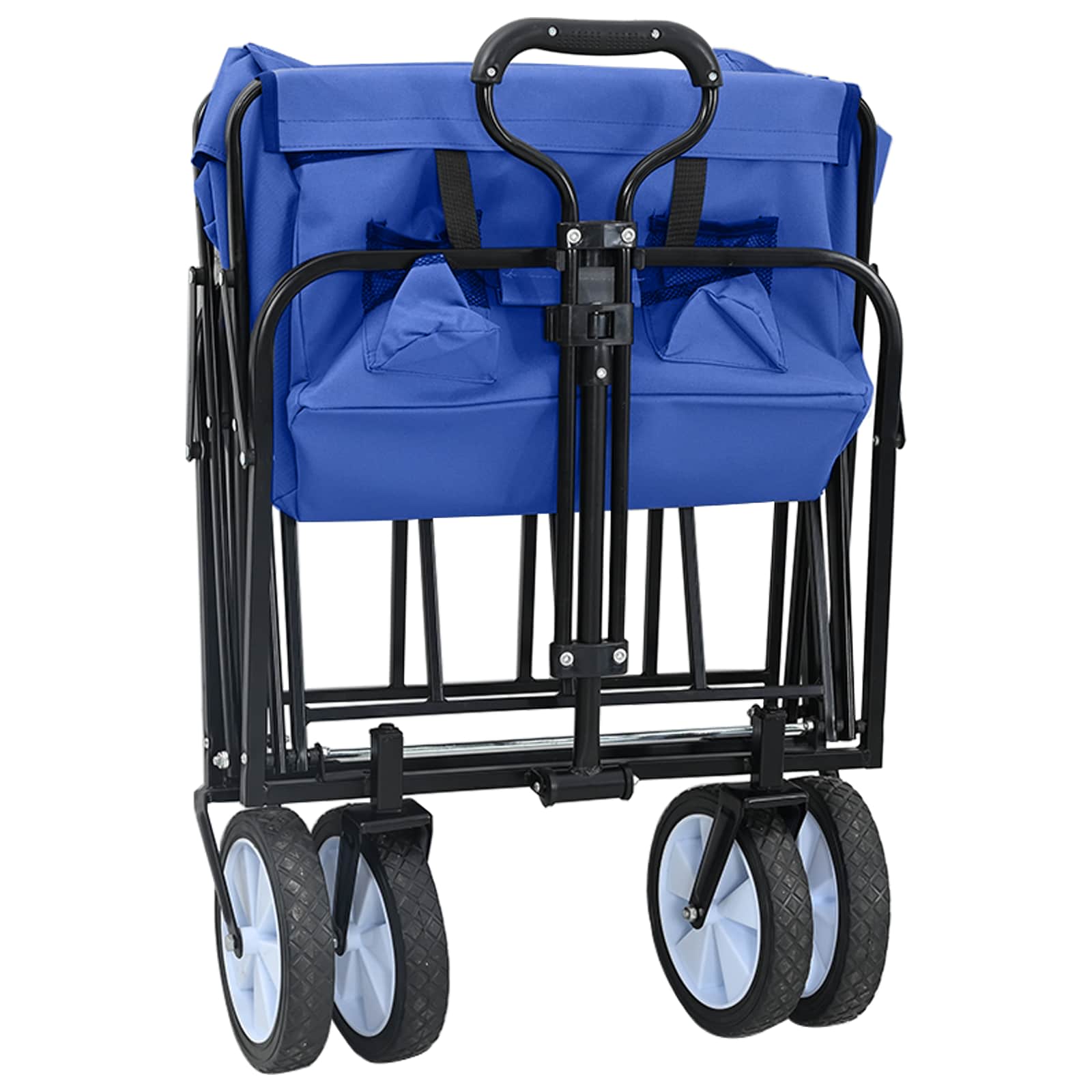 Klapp-Handwagen Blau 94 x 53 x 99 cm Oxford-Stoff