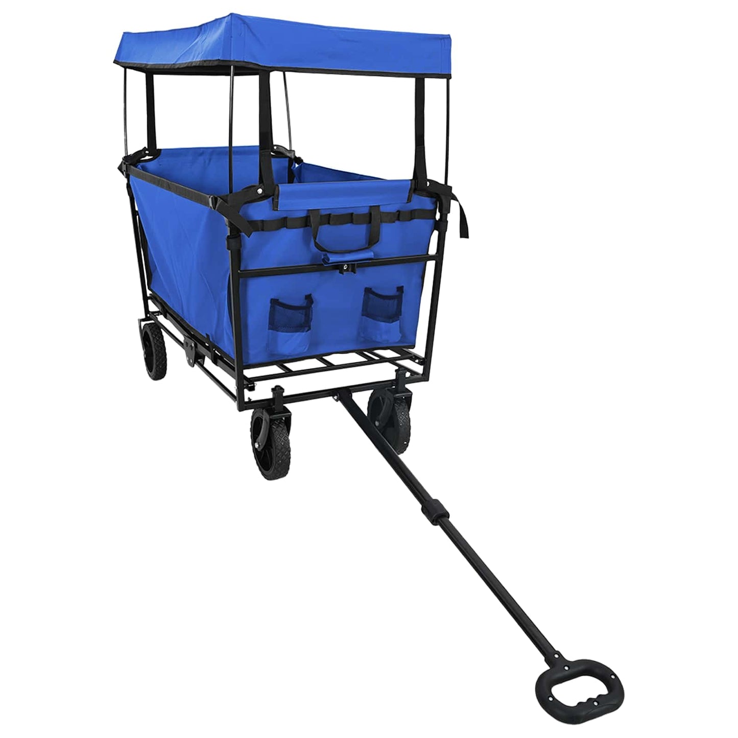 Klapp-Handwagen Schwarz 105 x 56,5 x 116 cm Oxford-Stoff