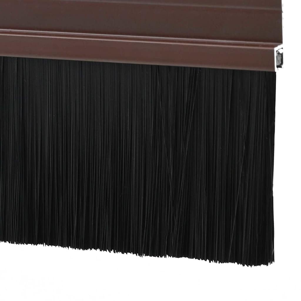 Self-adhesive Door Brush Seals 2 Stk. 100 cm Aluminiumlegierung