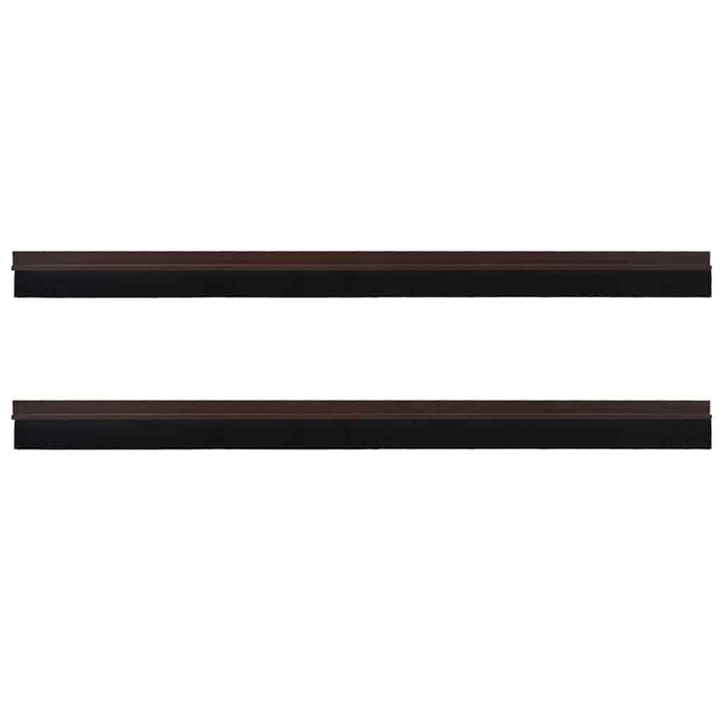 Self-adhesive Door Brush Seals 2 Stk. 100 cm Aluminiumlegierung
