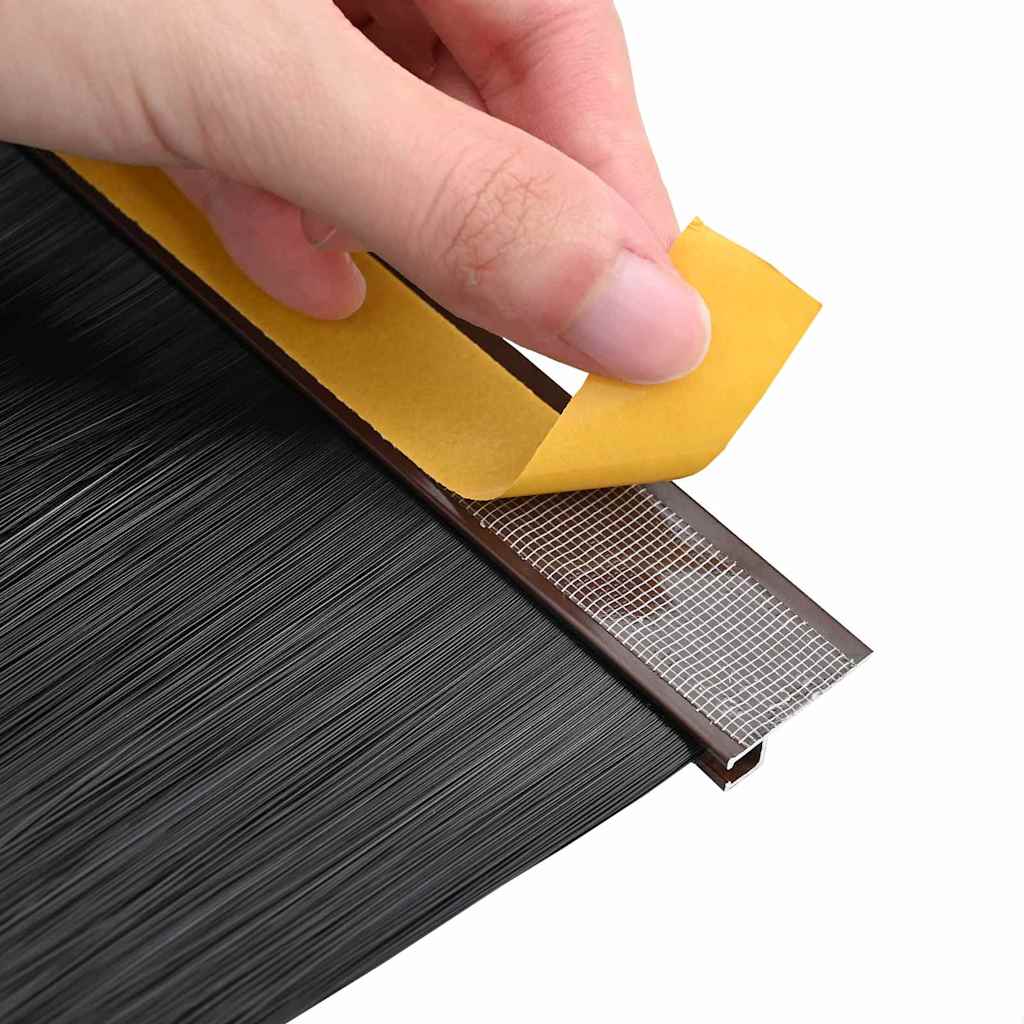 Self-adhesive Door Brush Seals 2 stk. 100 cm Aluminiumlegierung