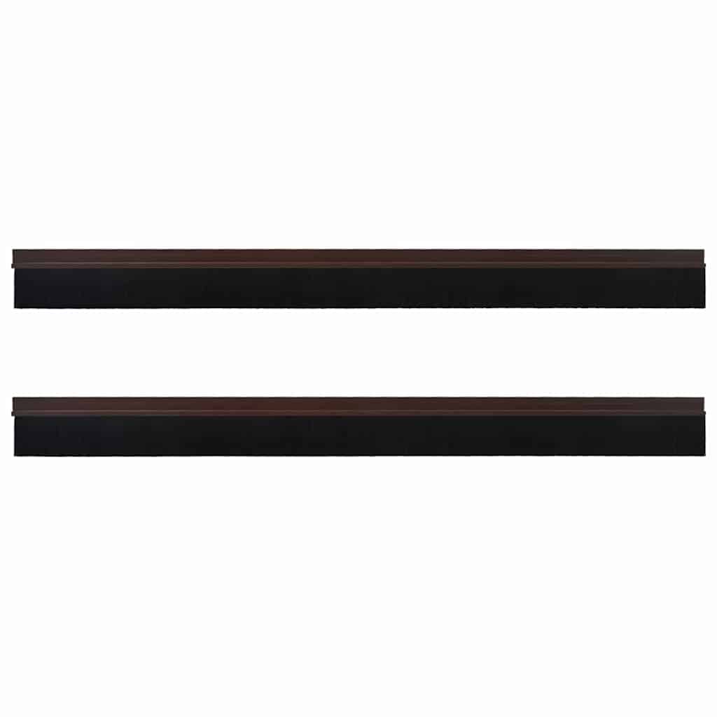 Self-adhesive Door Brush Seals 2 Stk. 100 cm Aluminiumlegierung