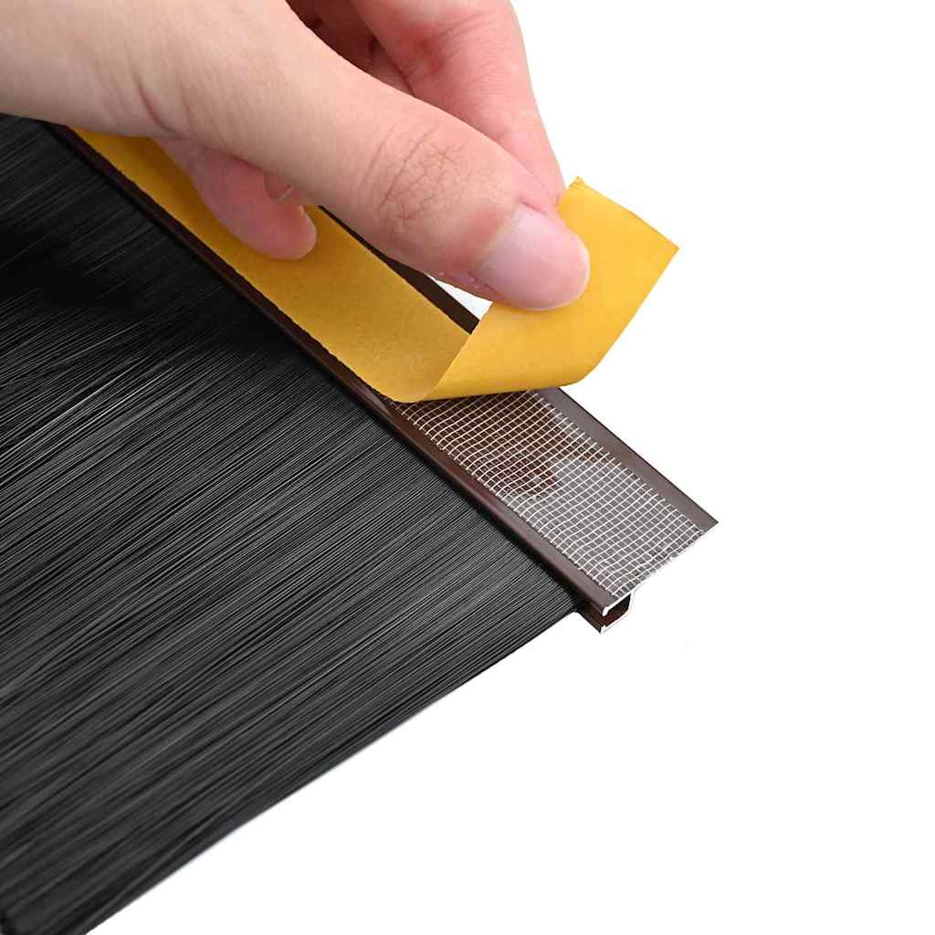 Self-adhesive Door Brush Seals 6 Stk. 100 cm Aluminiumlegierung