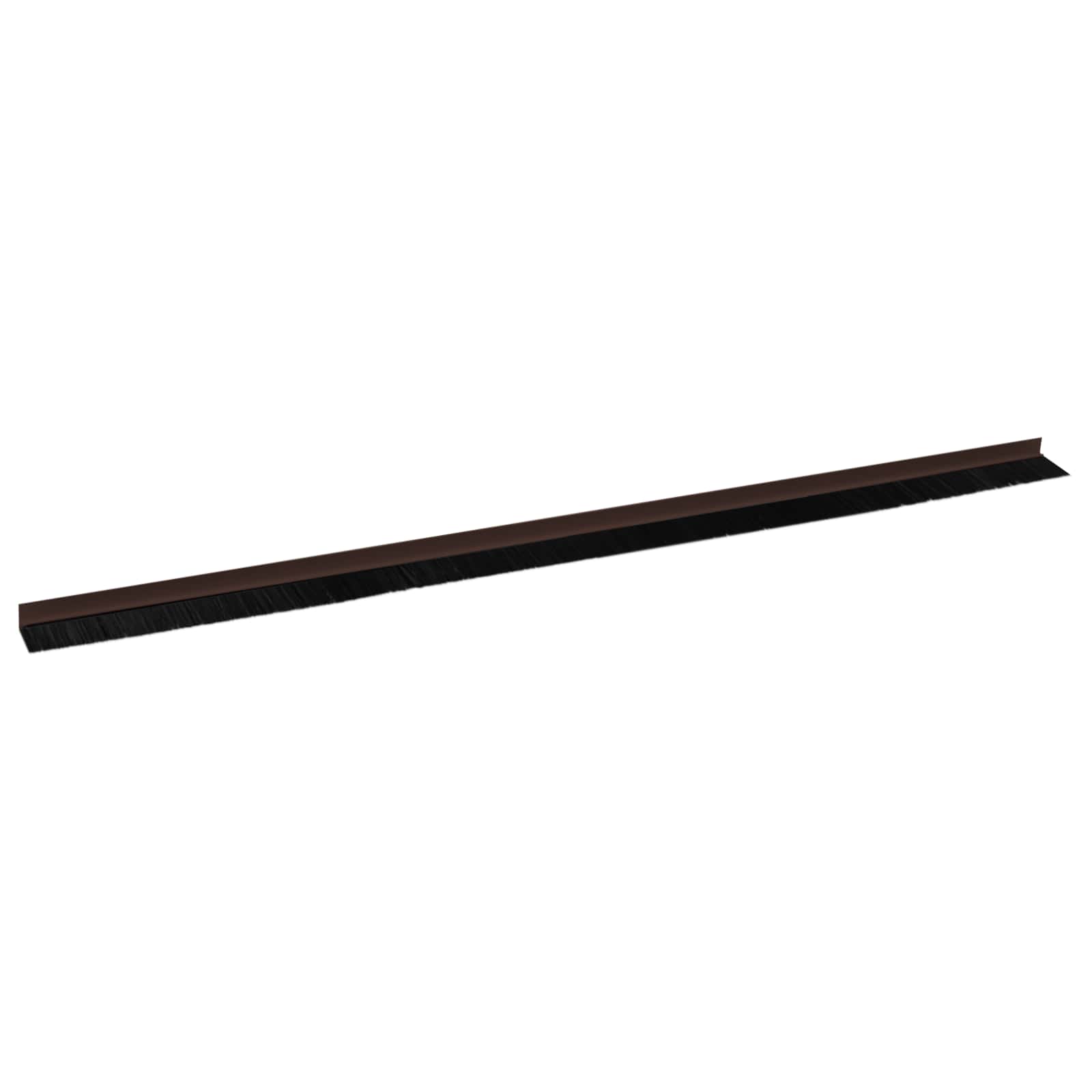 Selbstklebende Türbürstendichtungen 6 Stk. Braun 100 cm