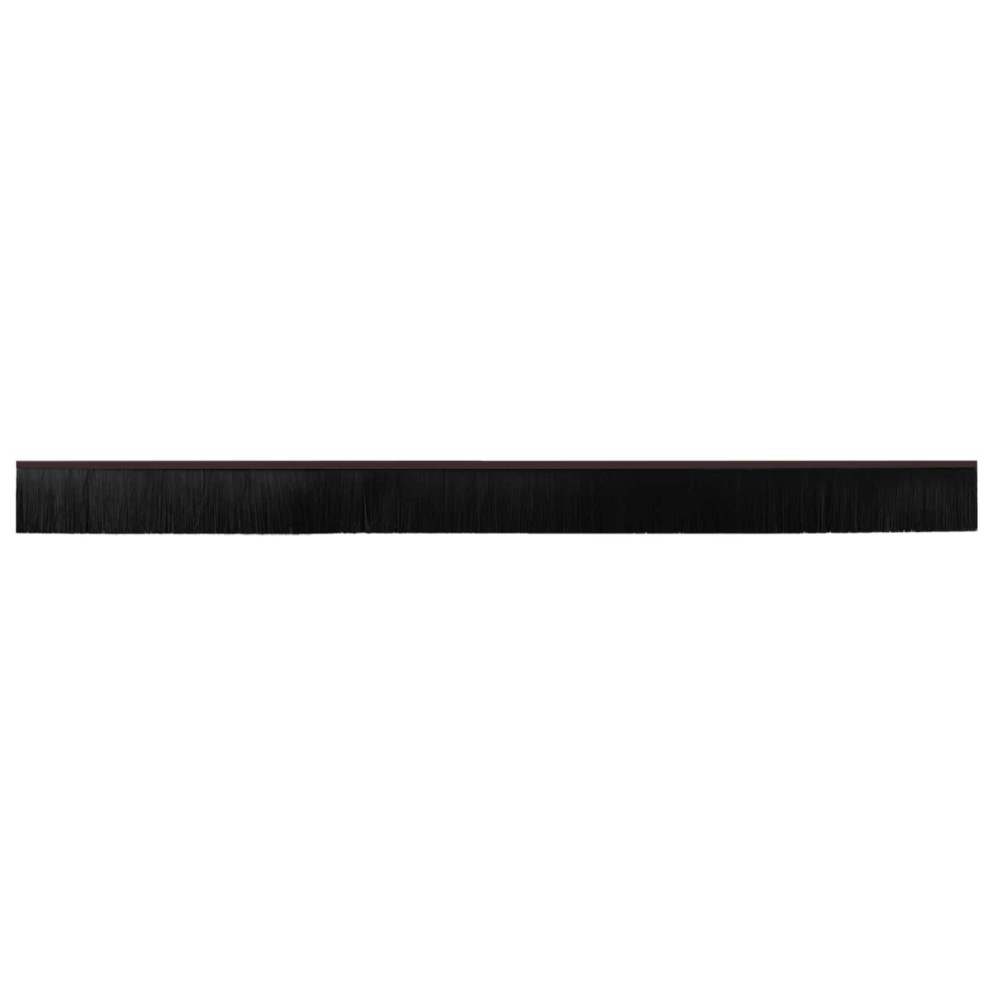 Selbstklebende Türbürstendichtungen 6 Stk. Braun 100 cm