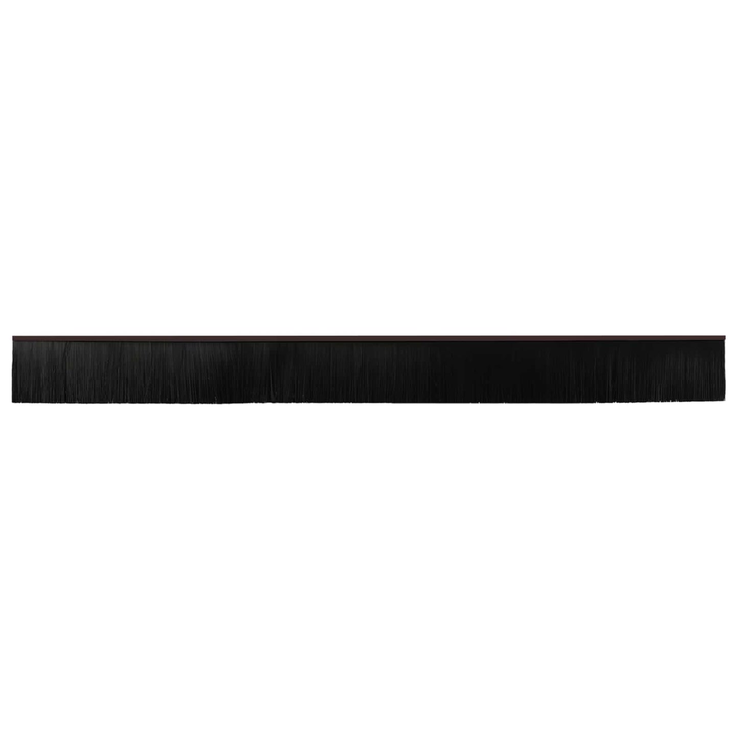 Selbstklebende Türbürstendichtungen 6 Stk. Braun 100 cm